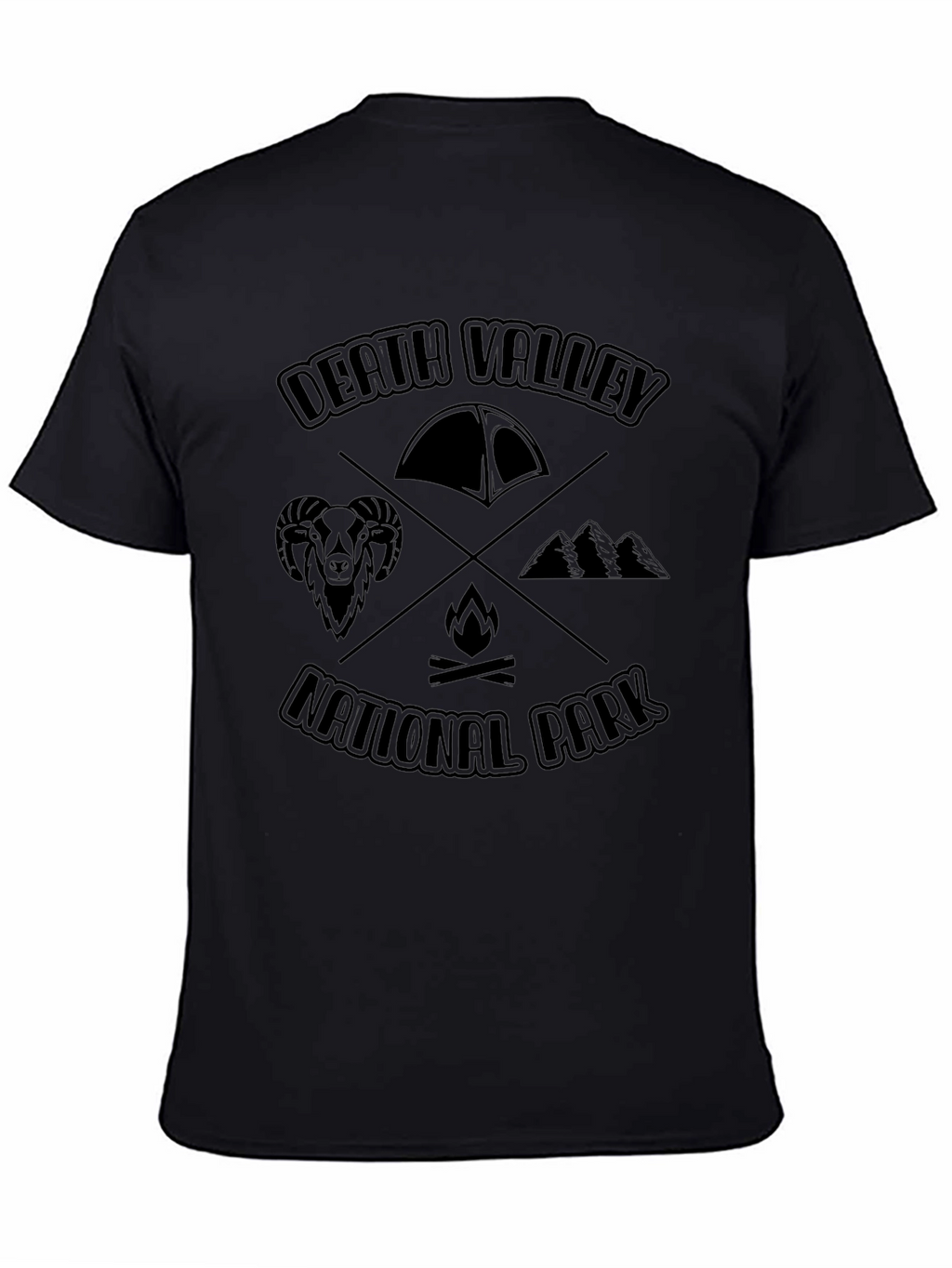 Death Valley National Park Black Graphic Tee