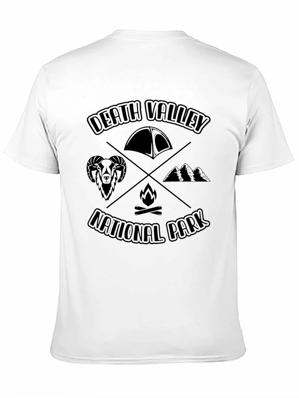 Death Valley National Park Black Graphic Tee