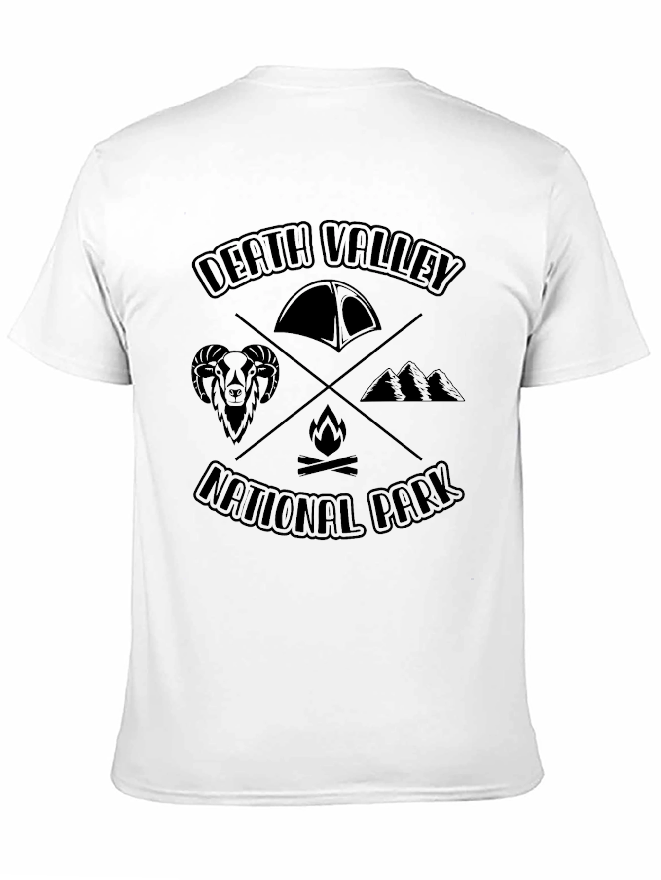 Death Valley National Park Black Graphic Tee