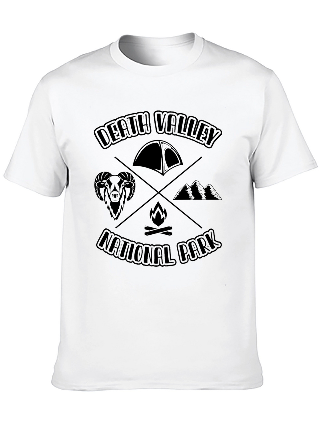 Death Valley National Park Black Graphic Tee