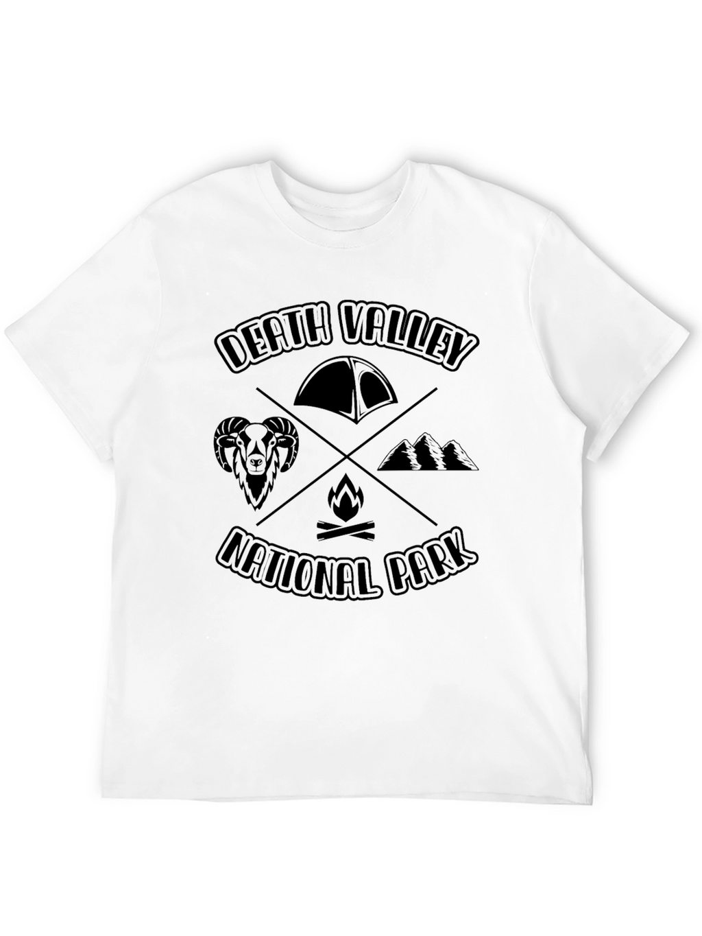 Death Valley National Park Black Graphic Tee