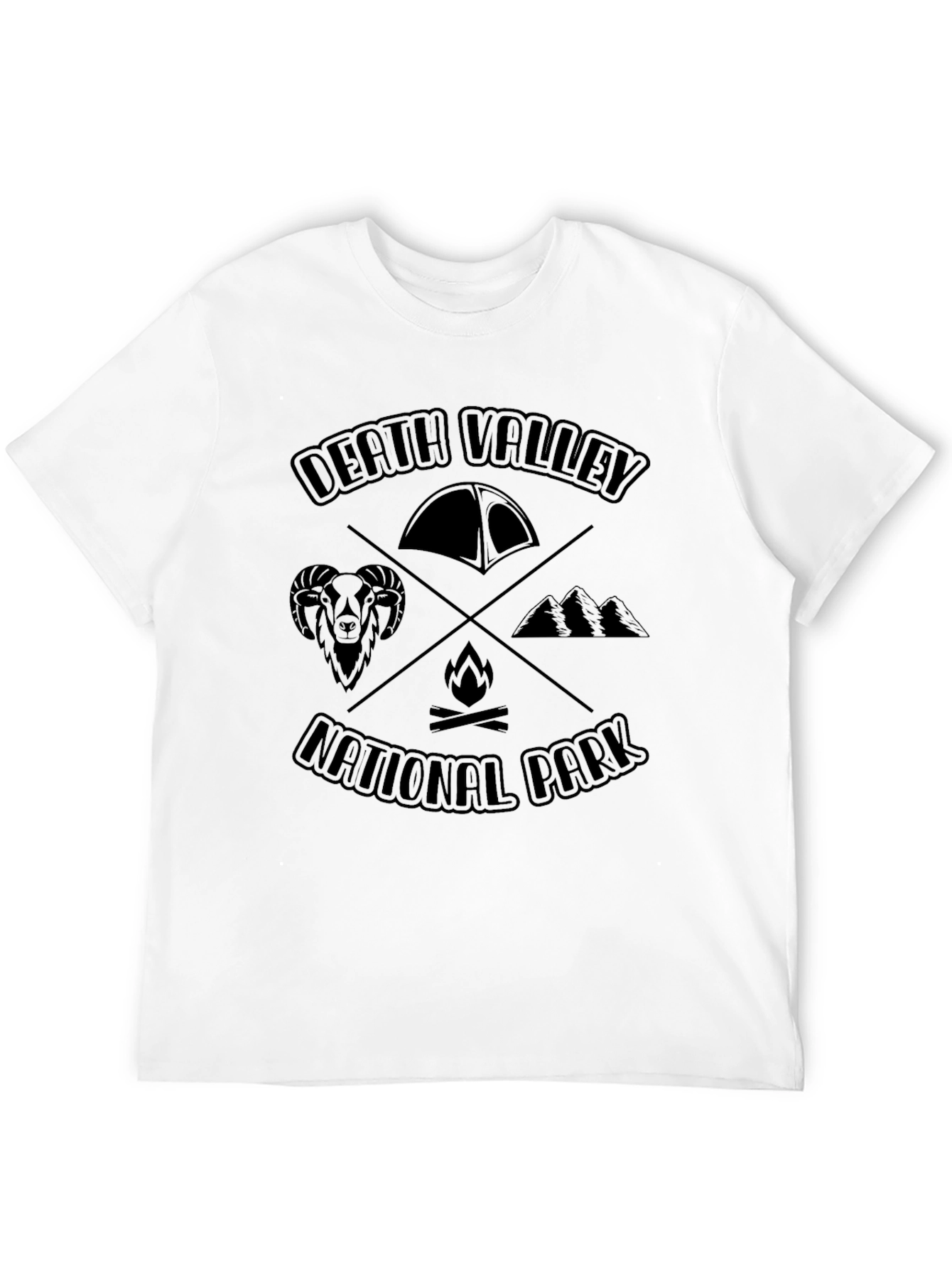 Death Valley National Park Black Graphic Tee