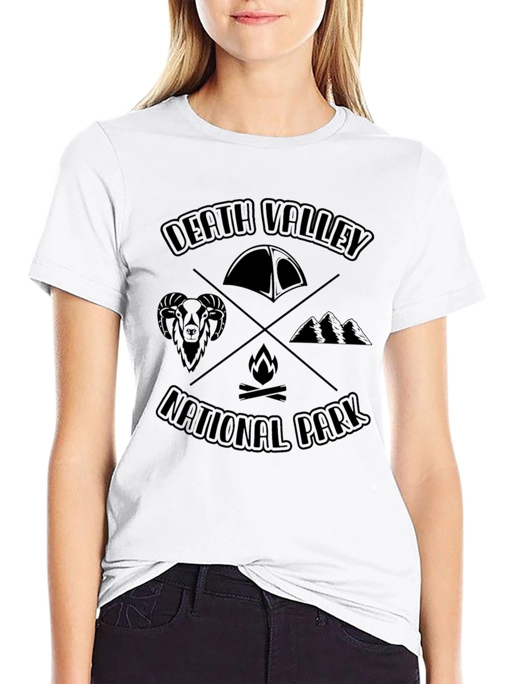 Death Valley National Park Black Graphic Tee