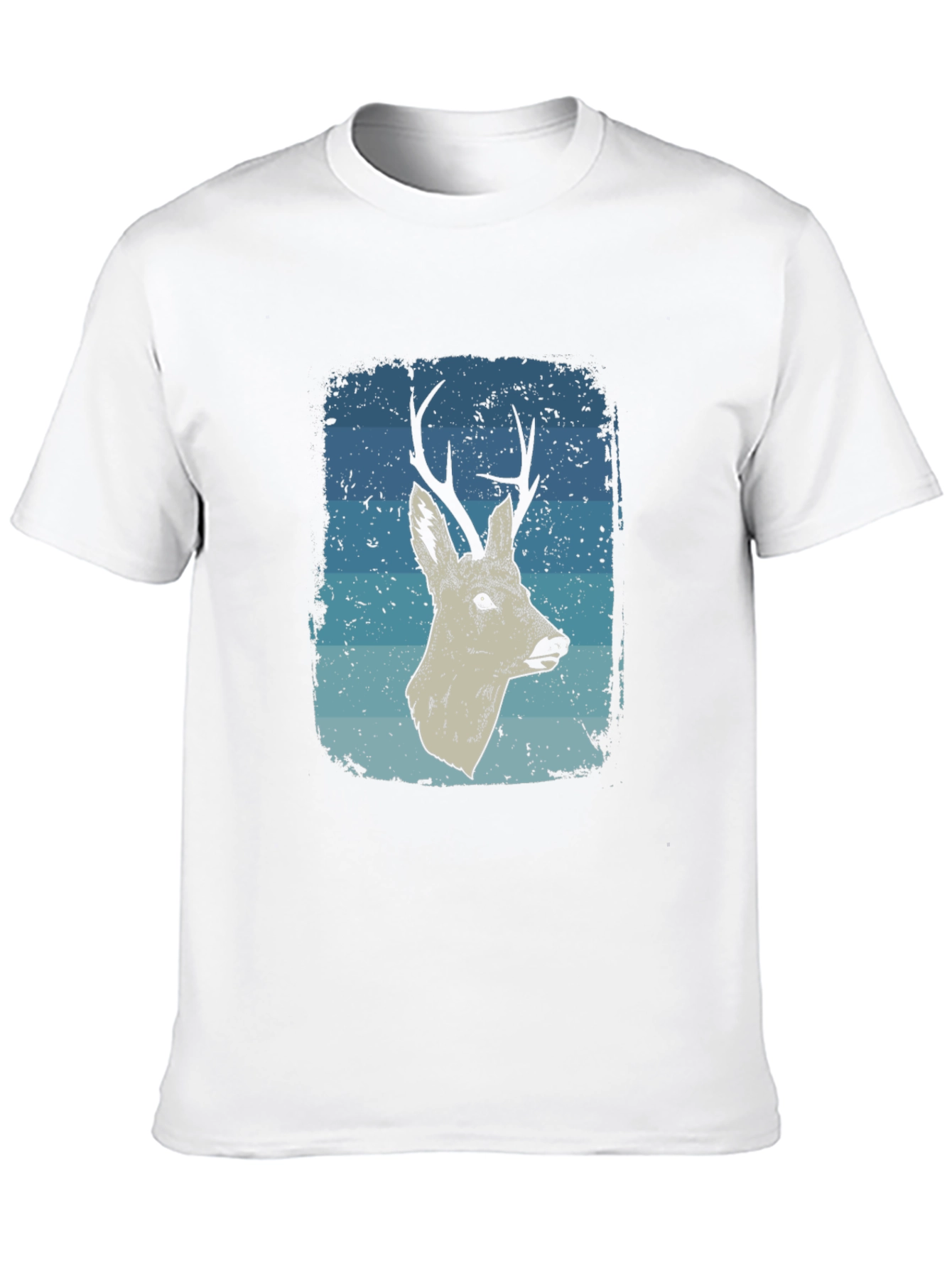 Deer Graphic T-Shirt - Mens Black Tee