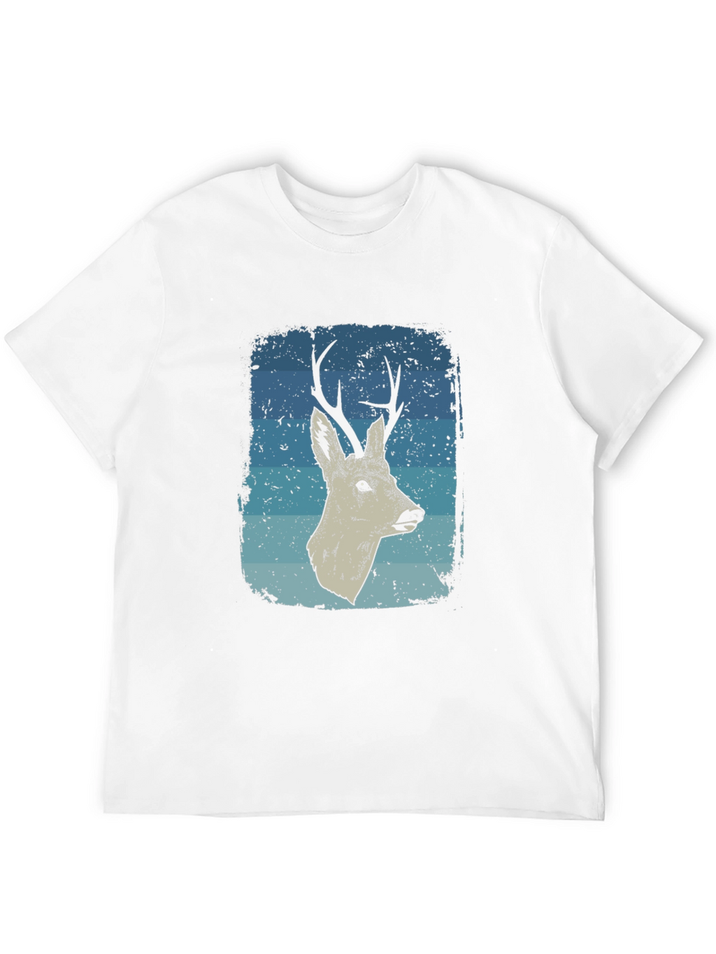 Deer Graphic T-Shirt - Mens Black Tee