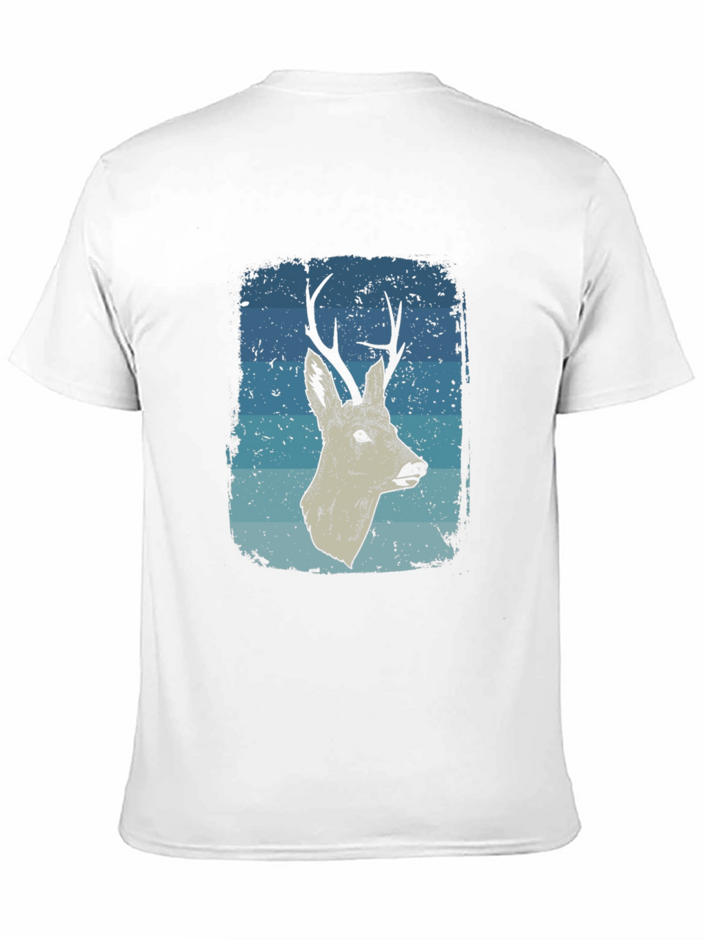 Deer Graphic T-Shirt - Mens Black Tee