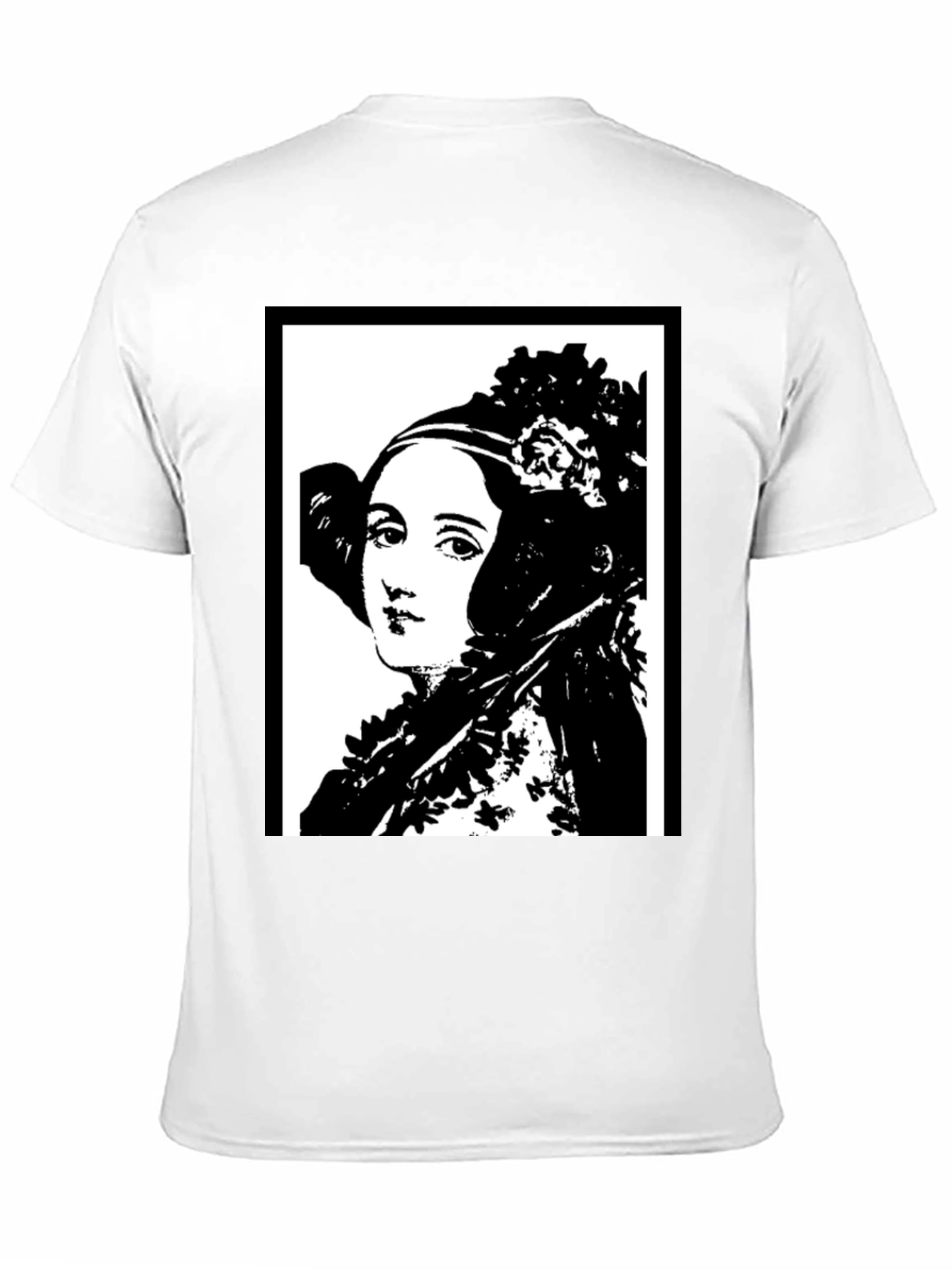Ada Lovelace Portrait Graphic Tee - Black T-Shirt