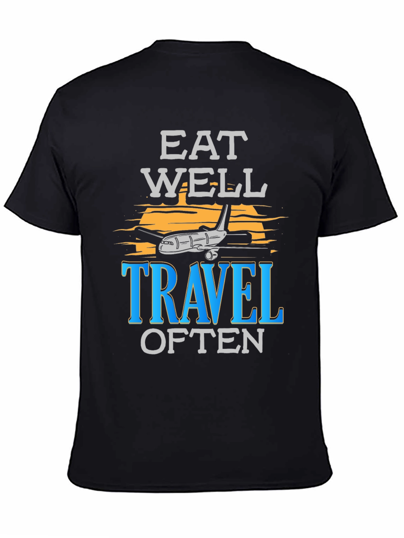 Eat Well Travel Often Graphic T-Shirt