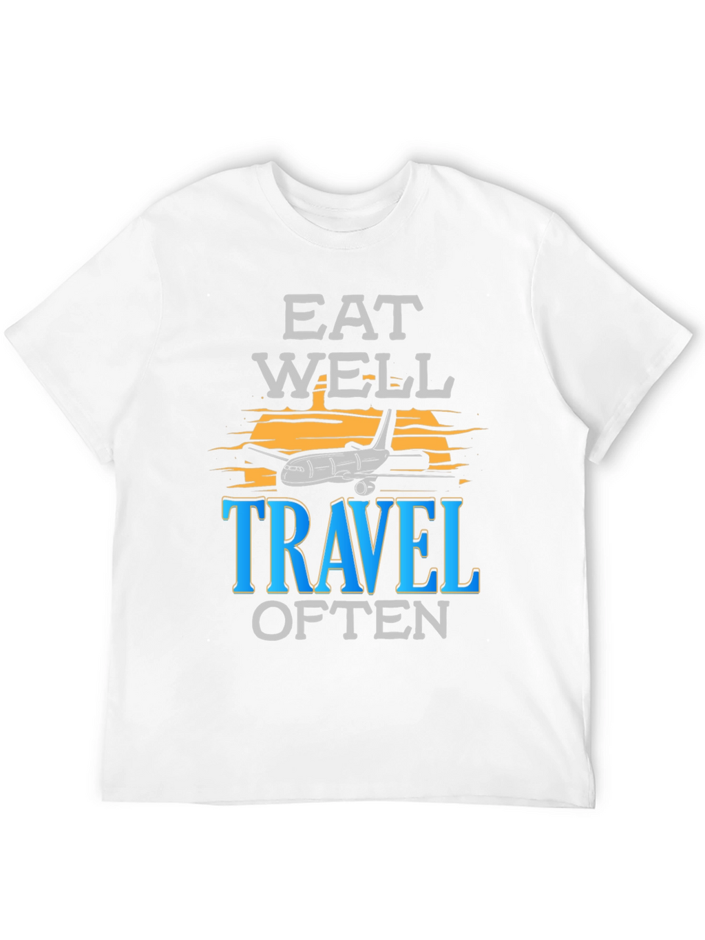 Eat Well Travel Often Graphic T-Shirt