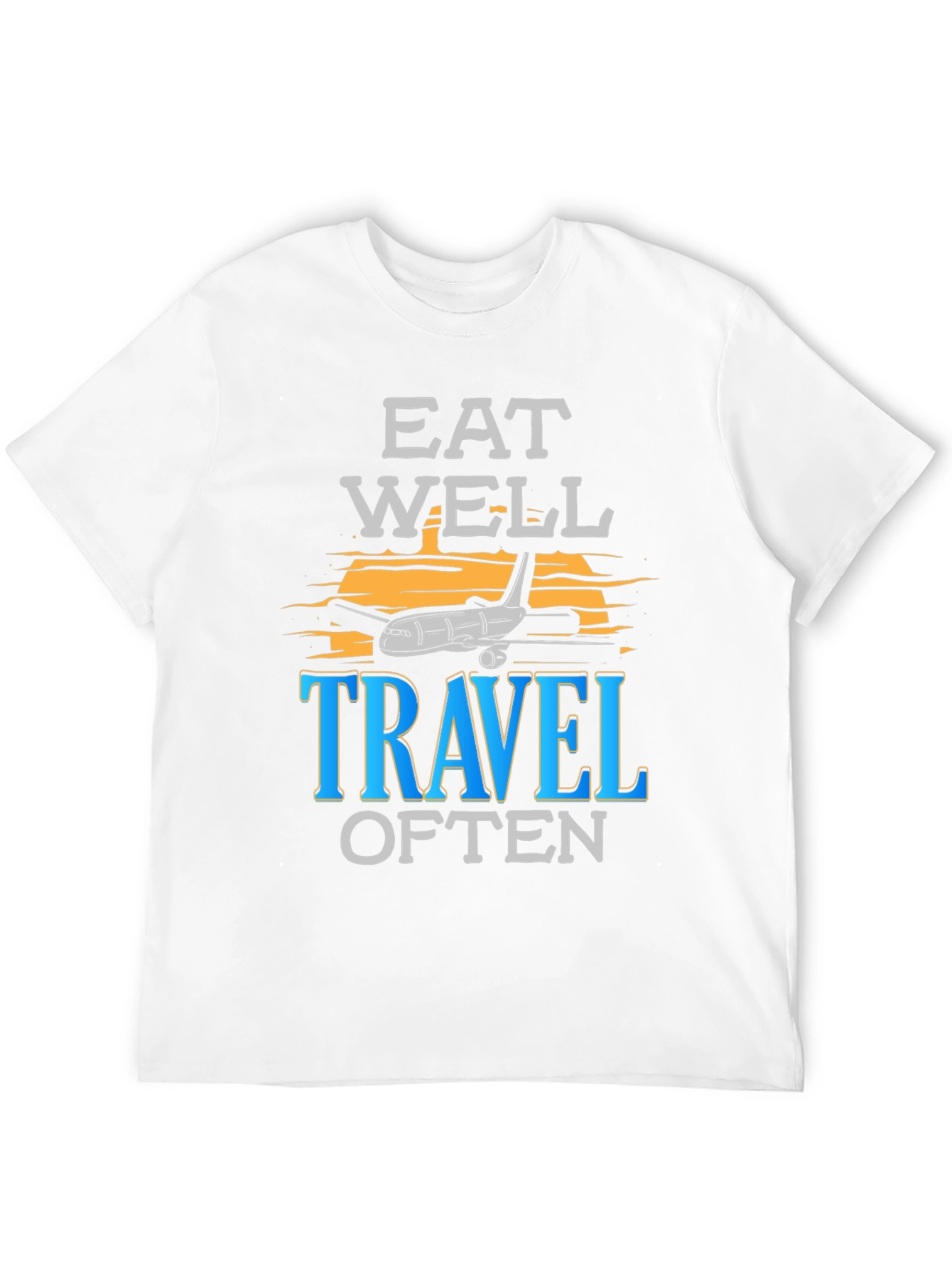 Eat Well Travel Often Graphic T-Shirt