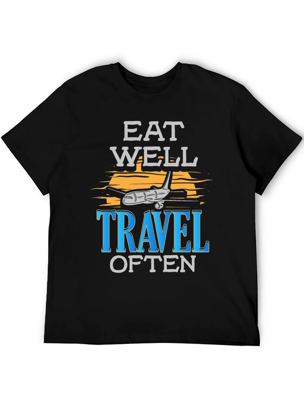 Eat Well Travel Often Graphic T-Shirt