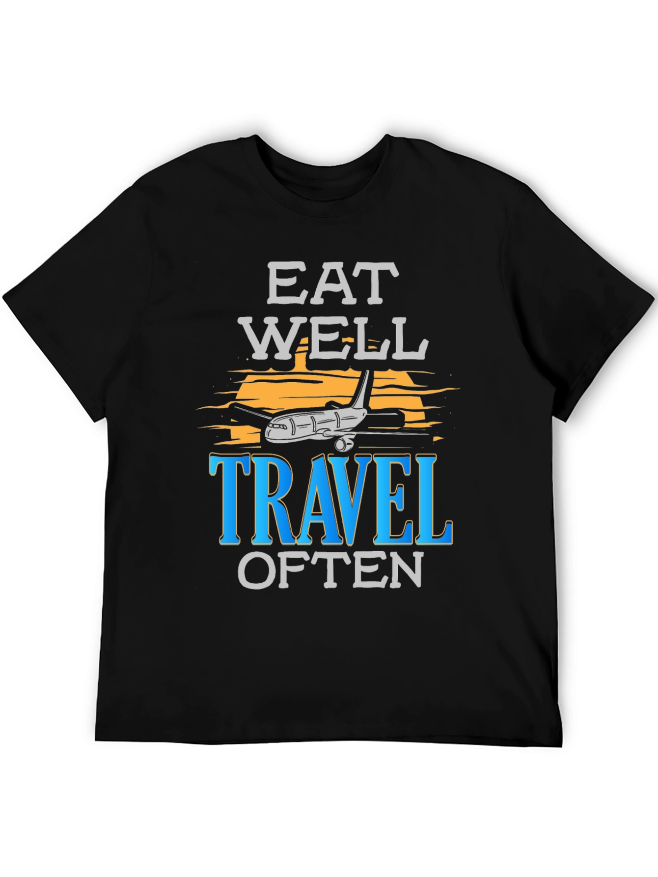Eat Well Travel Often Graphic T-Shirt