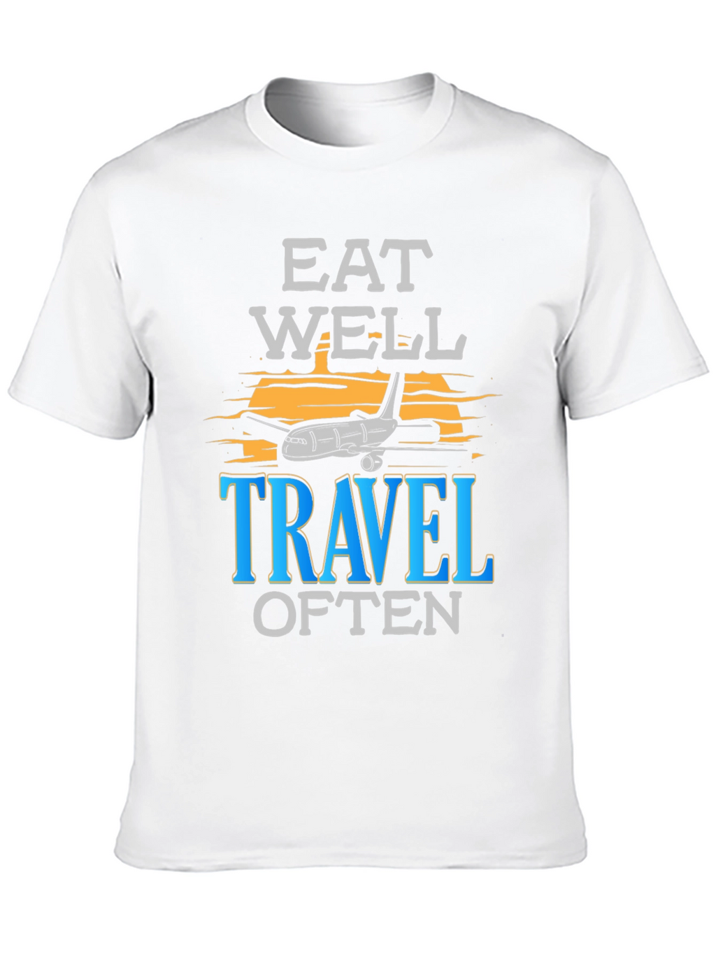 Eat Well Travel Often Graphic T-Shirt