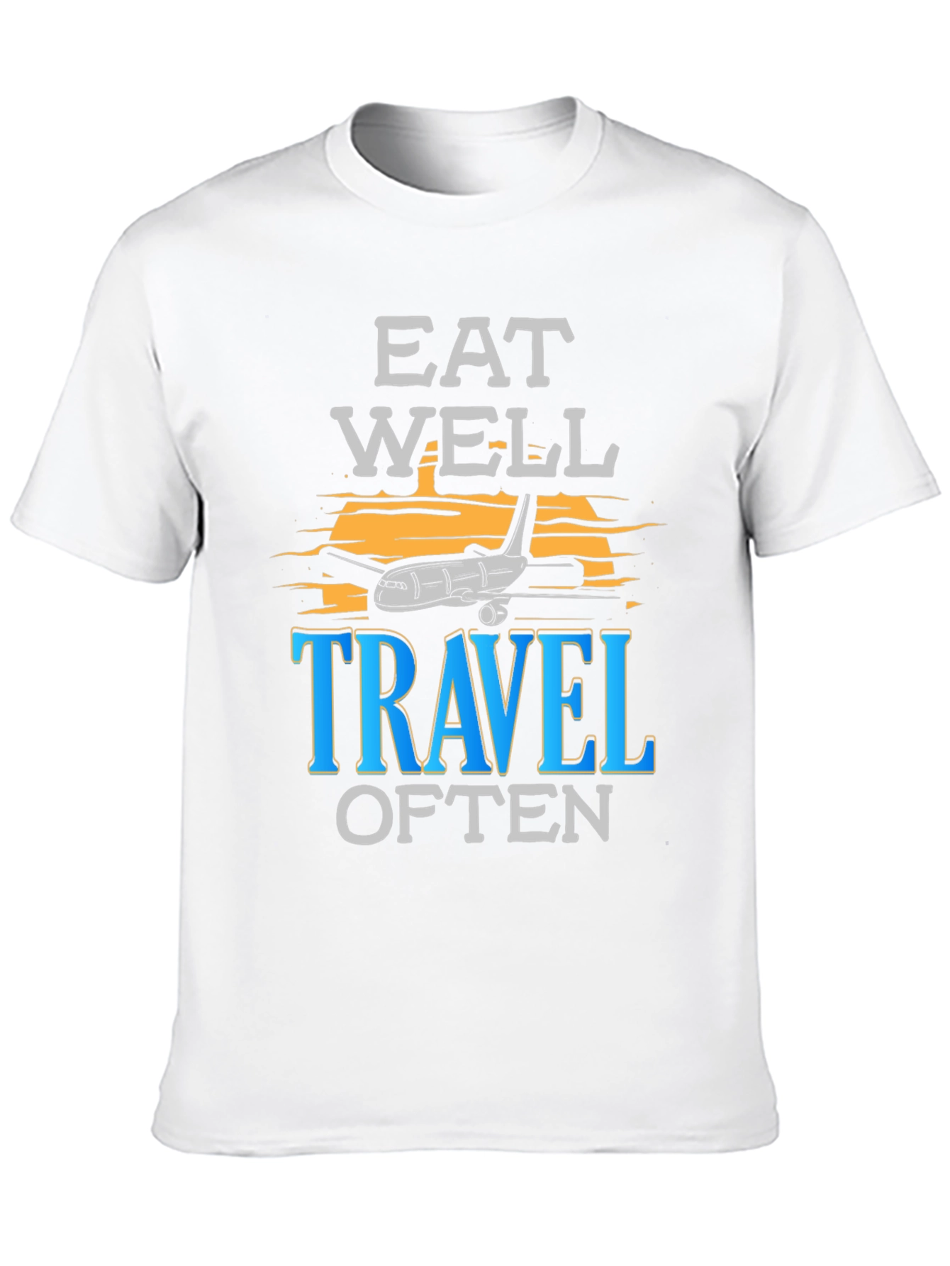 Eat Well Travel Often Graphic T-Shirt