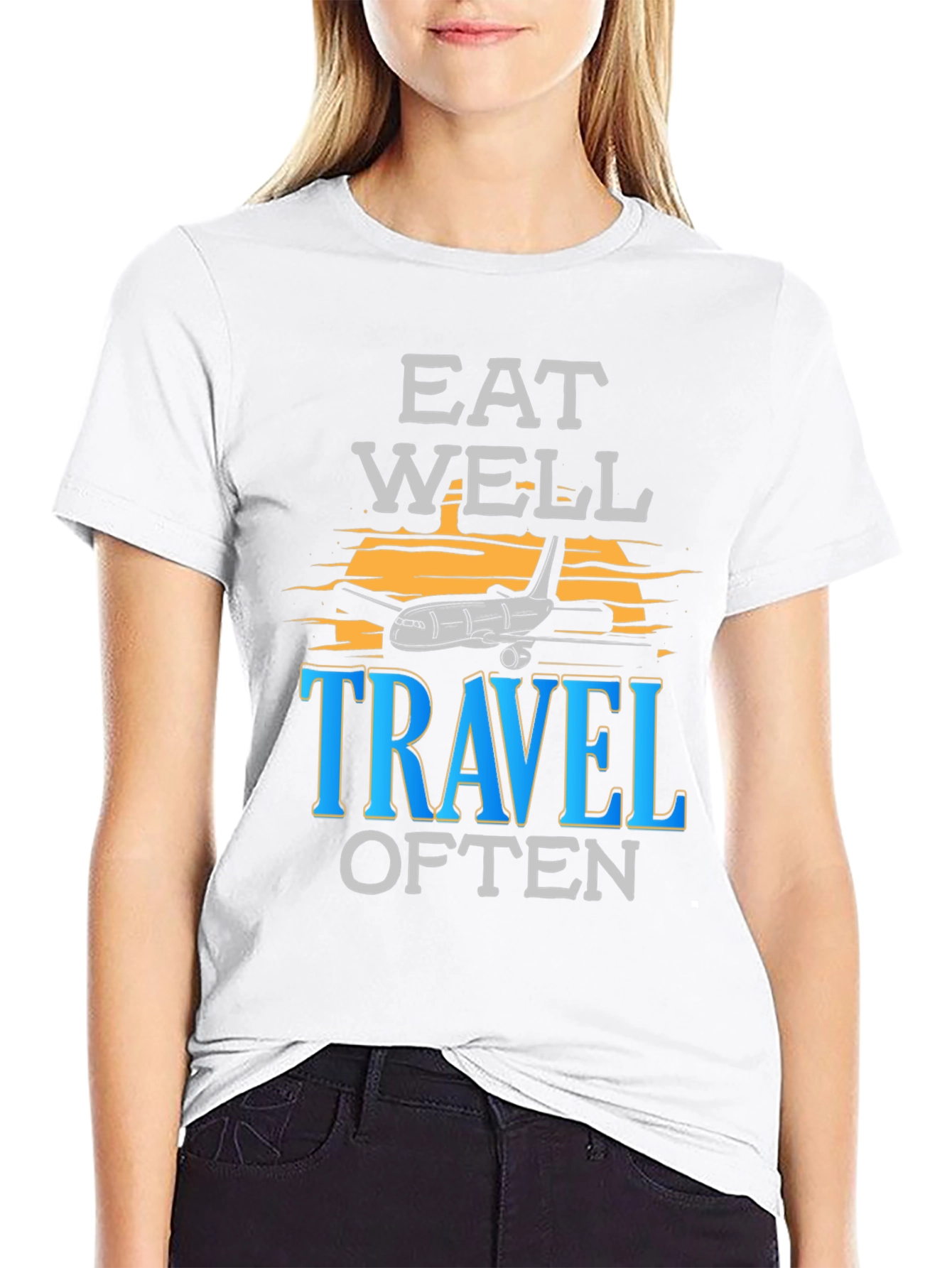 Eat Well Travel Often Graphic T-Shirt