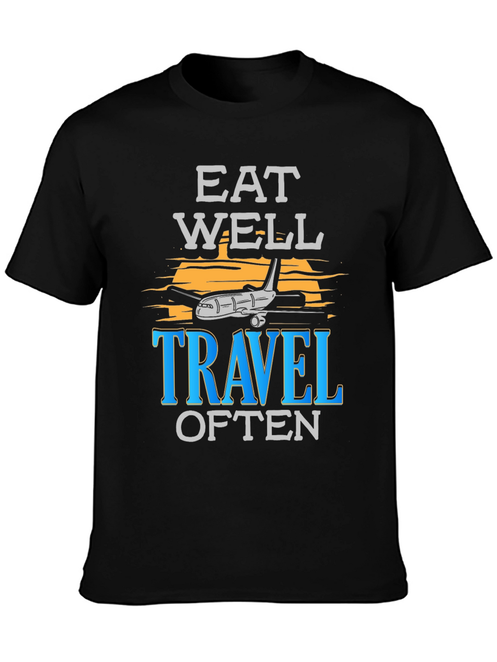 Eat Well Travel Often Graphic T-Shirt
