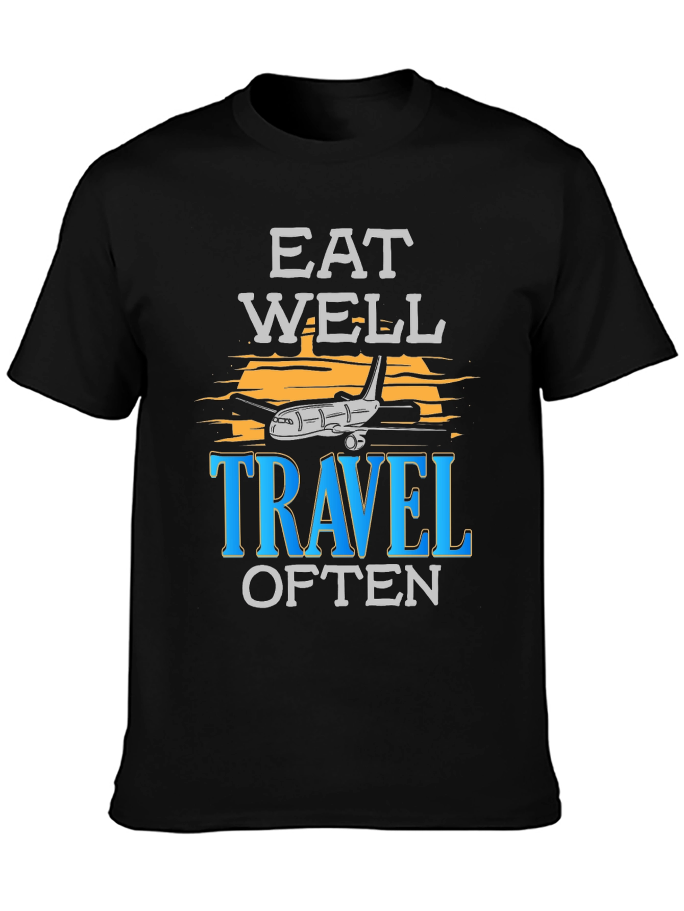 Eat Well Travel Often Graphic T-Shirt