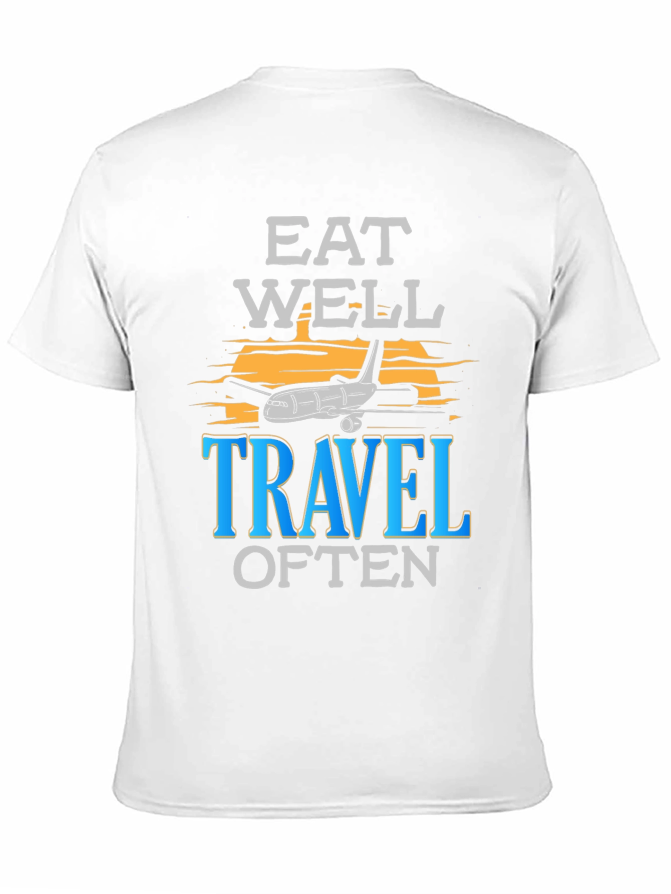 Eat Well Travel Often Graphic T-Shirt