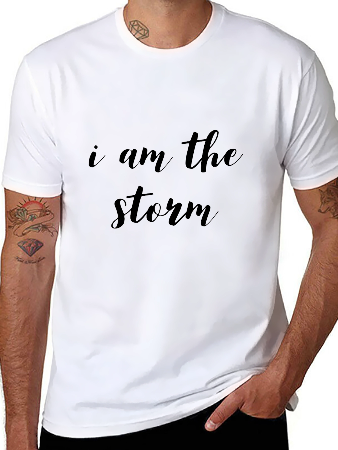 I am the Storm Black T-Shirt