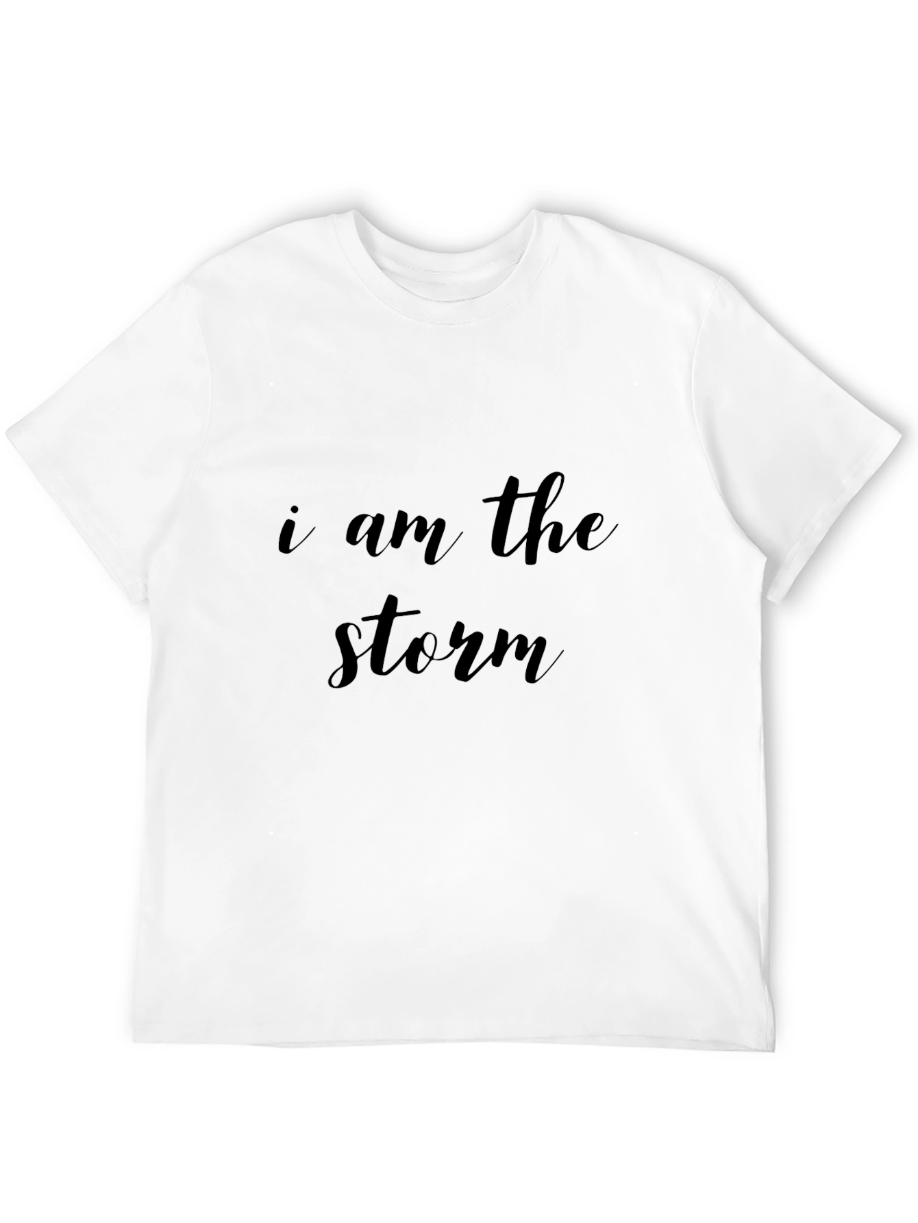 I am the Storm Black T-Shirt