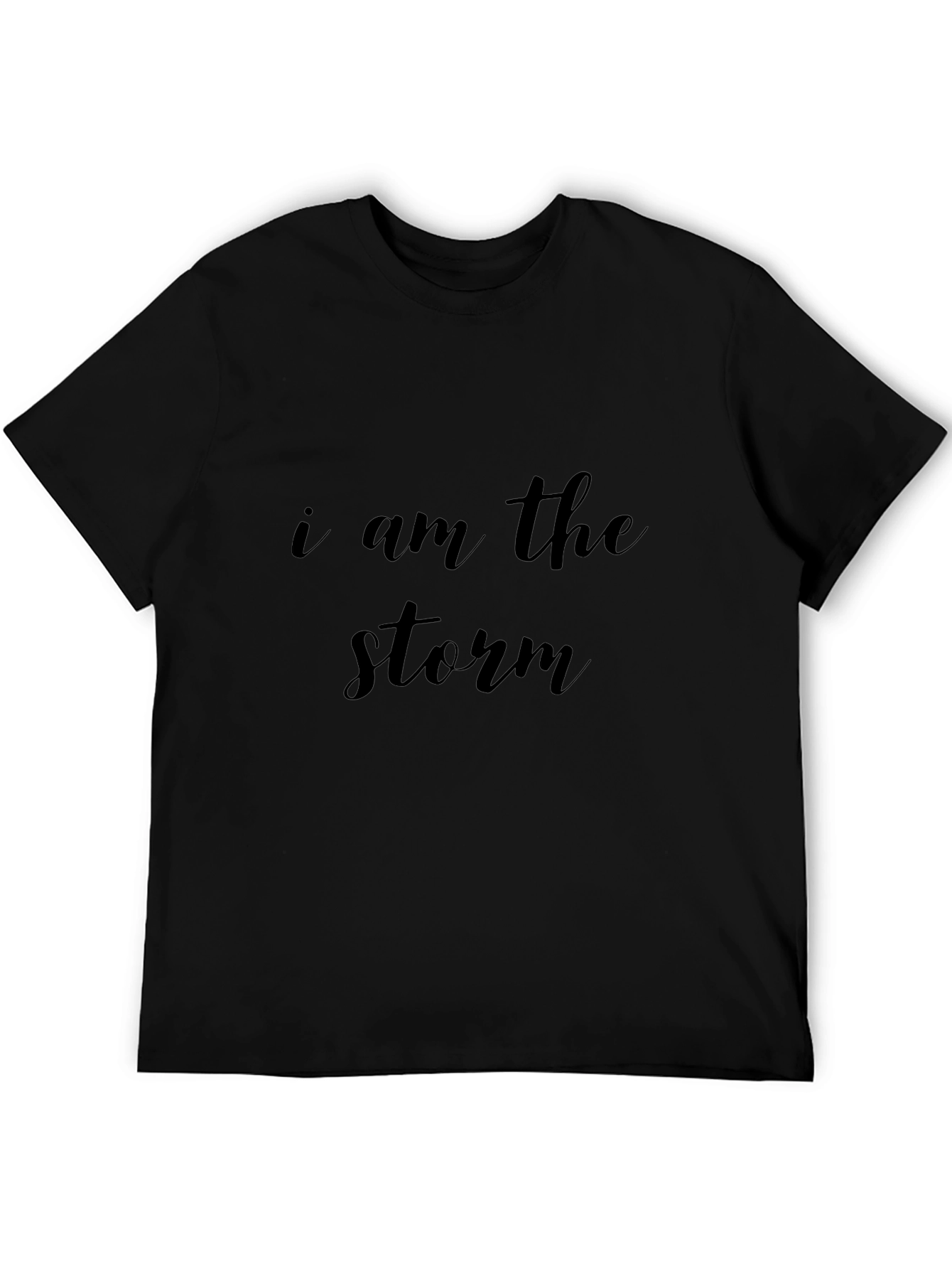 I am the Storm Black T-Shirt