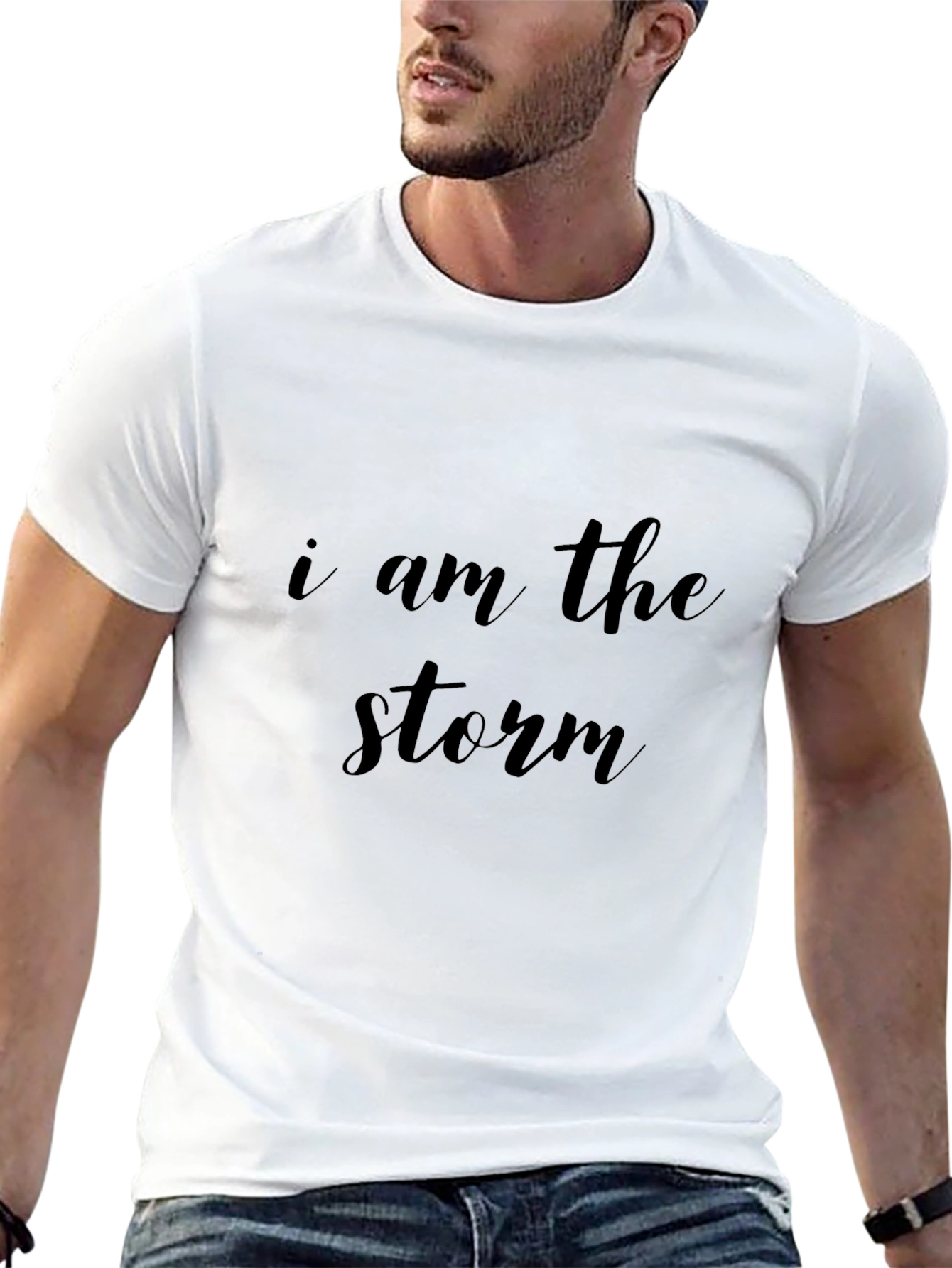 I am the Storm Black T-Shirt