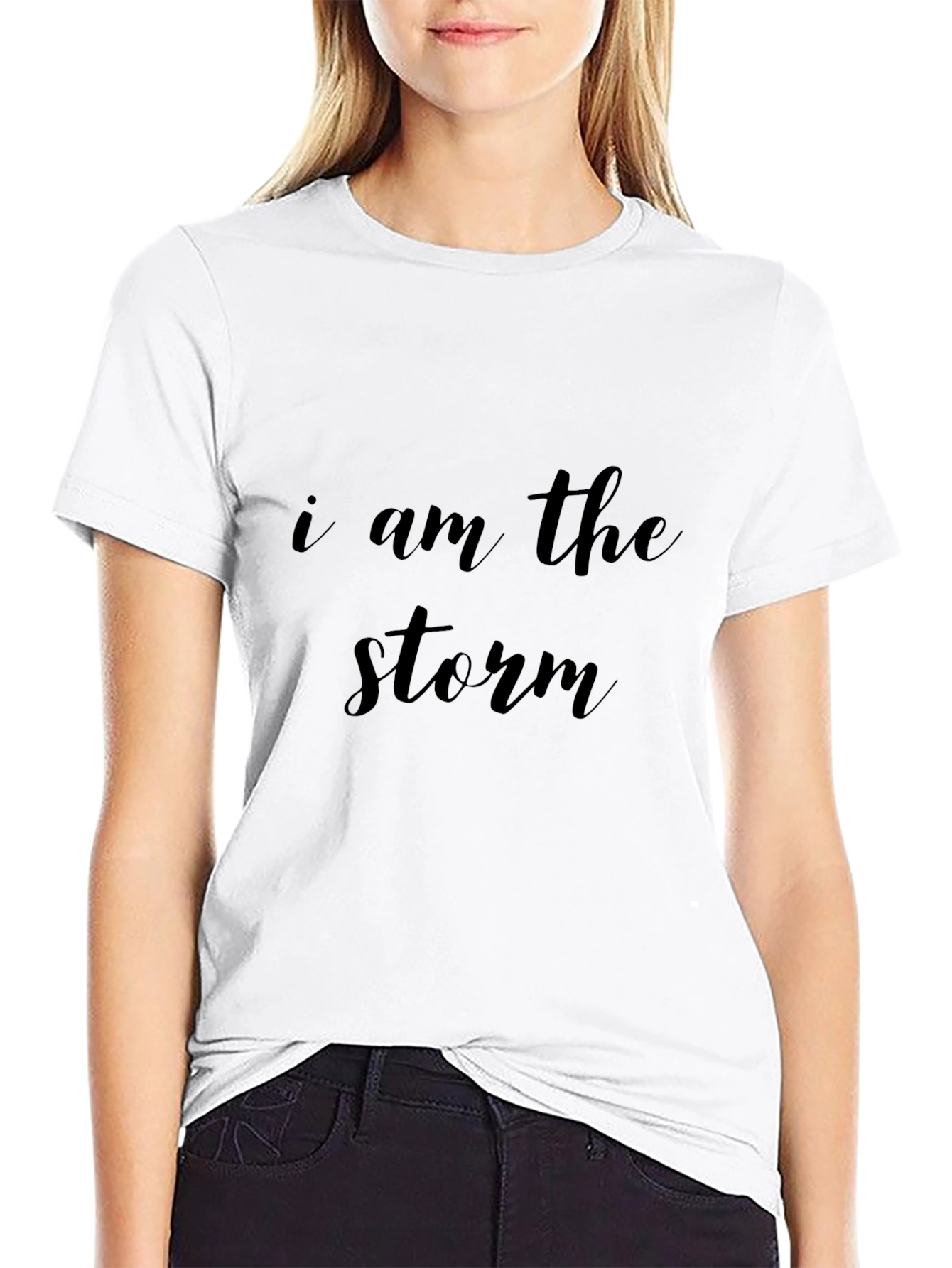 I am the Storm Black T-Shirt