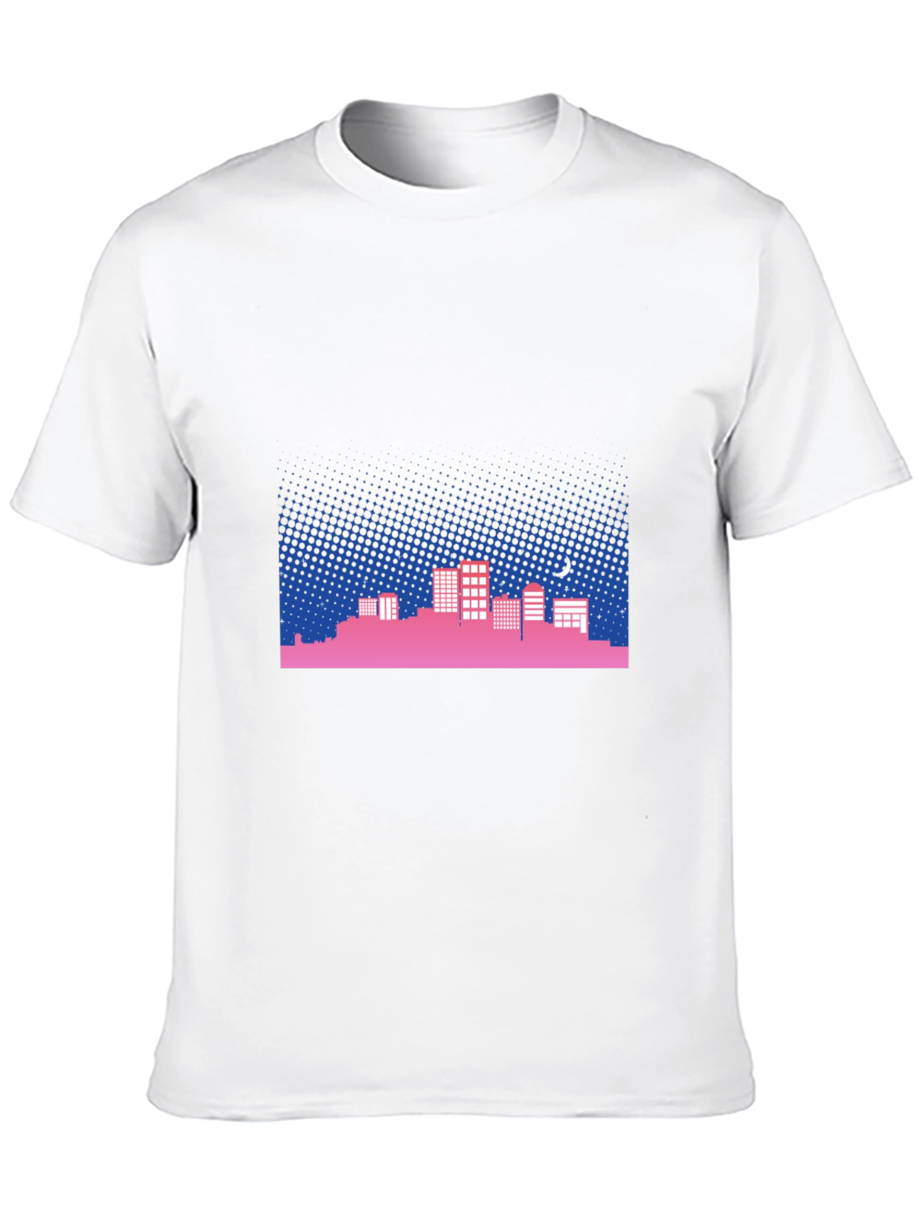 Cityscape Tee - Retro Nightlife Vibes