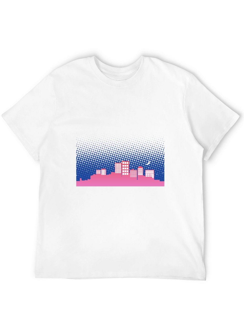 Cityscape Tee - Retro Nightlife Vibes