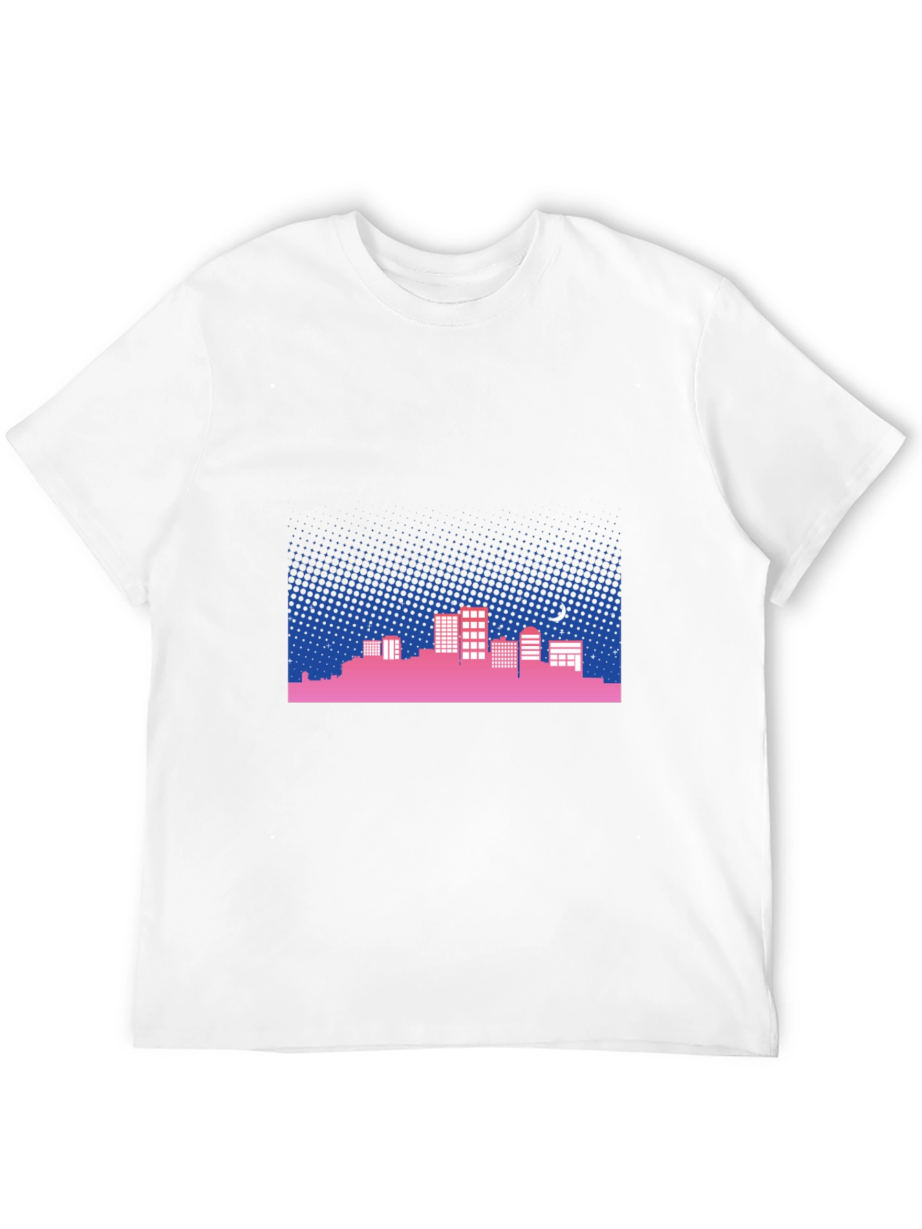 Cityscape Tee - Retro Nightlife Vibes