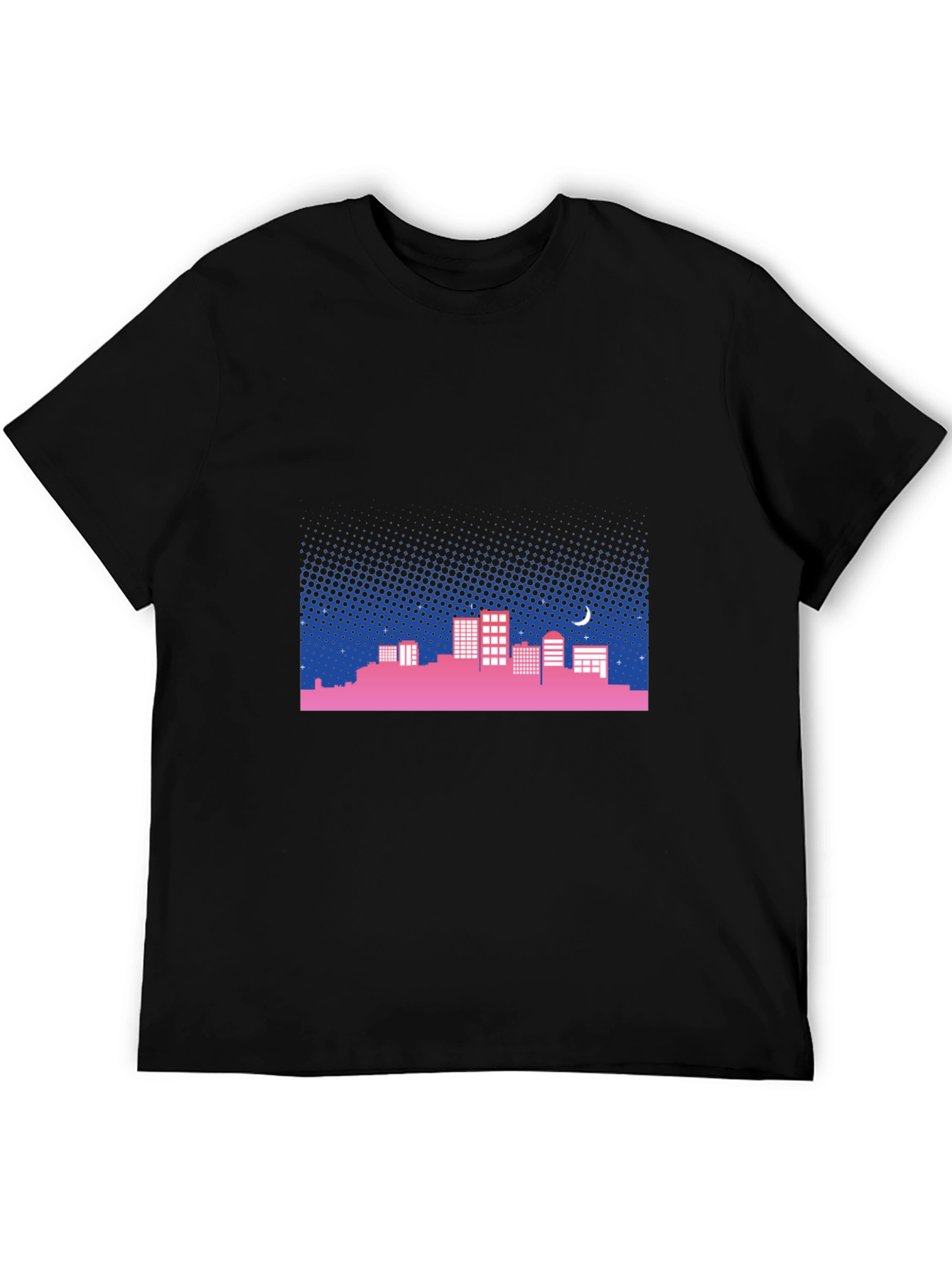 Cityscape Tee - Retro Nightlife Vibes