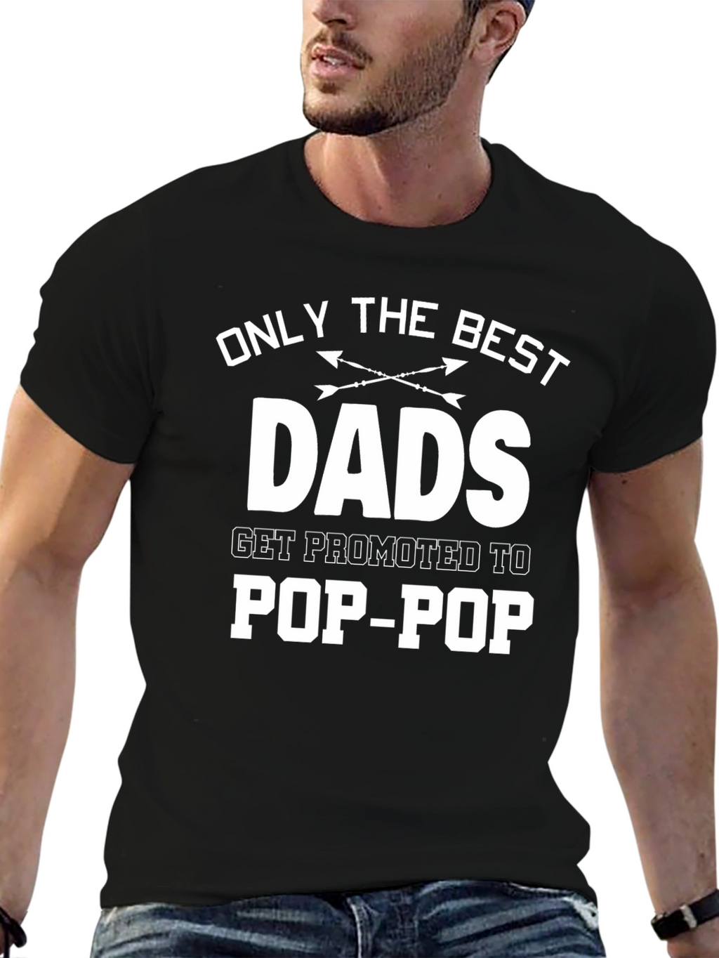 Best Dads Get Promoted to Pop-Pop T-Shirt
