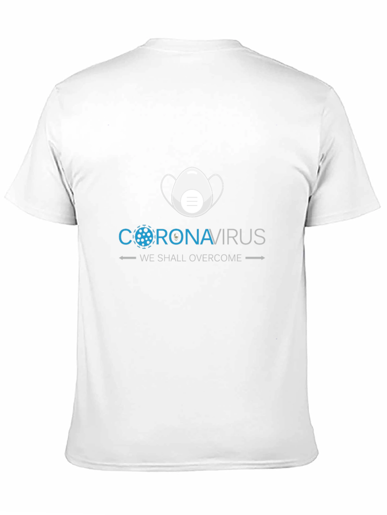 Coronavirus We Shall Overcome Black T-Shirt