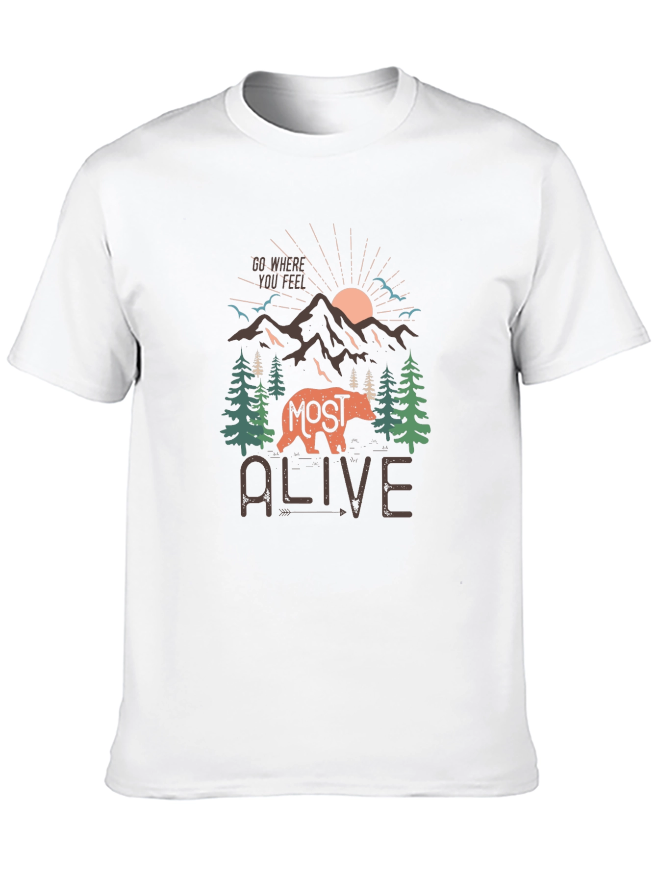 Most Alive Graphic Tee - Adventure Ready T-Shirt