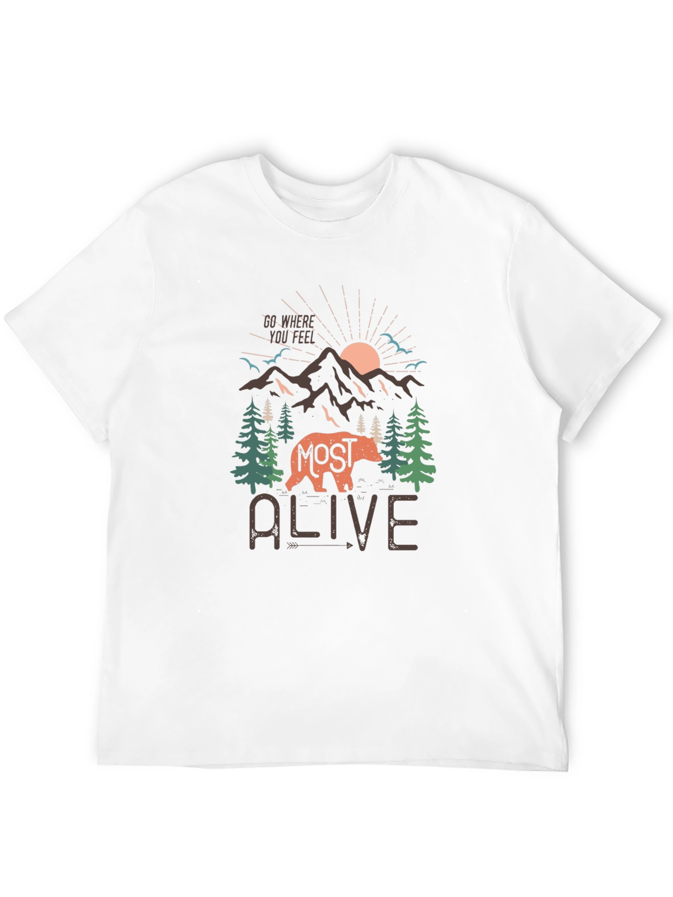 Most Alive Graphic Tee - Adventure Ready T-Shirt