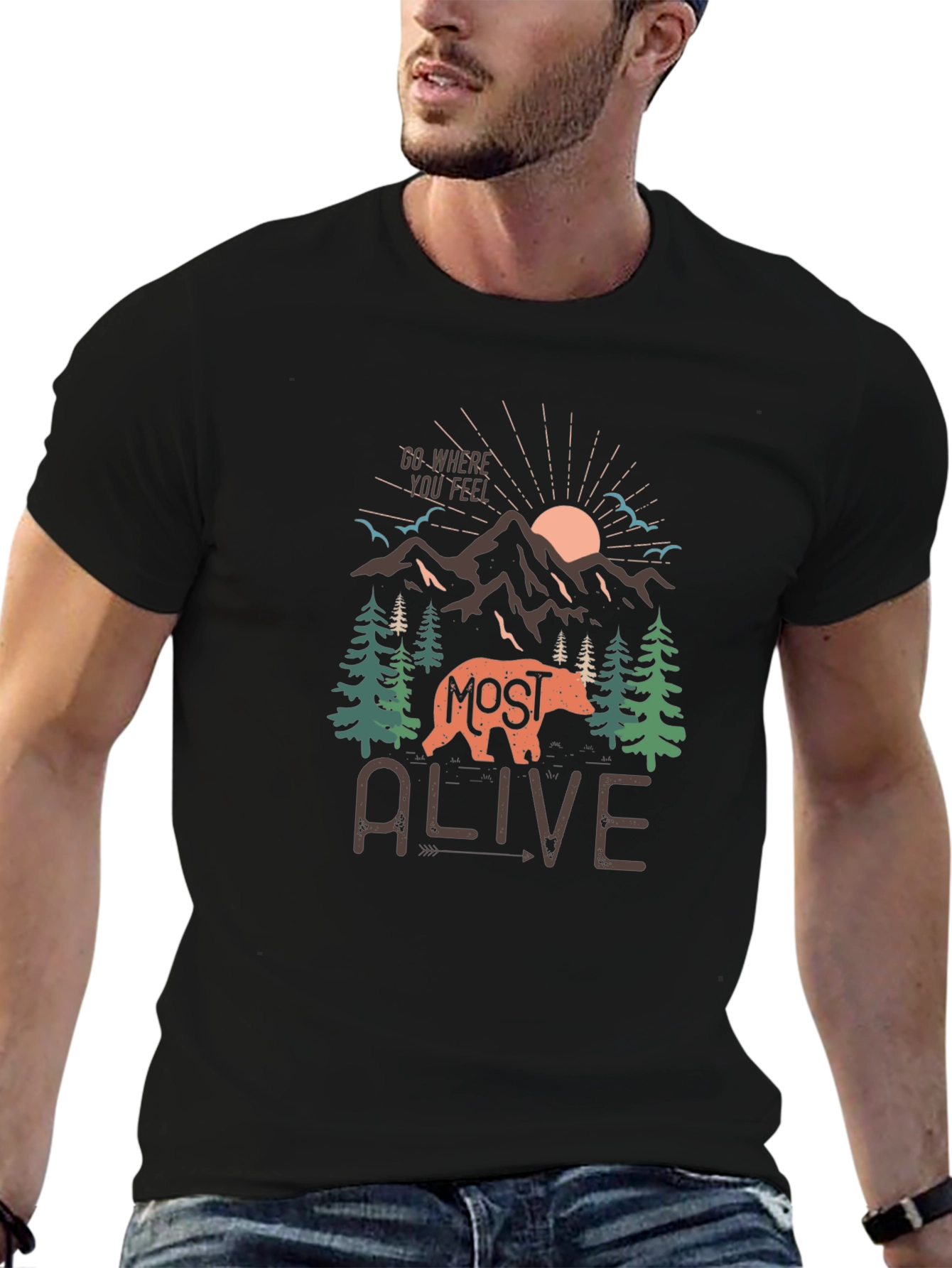 Most Alive Graphic Tee - Adventure Ready T-Shirt