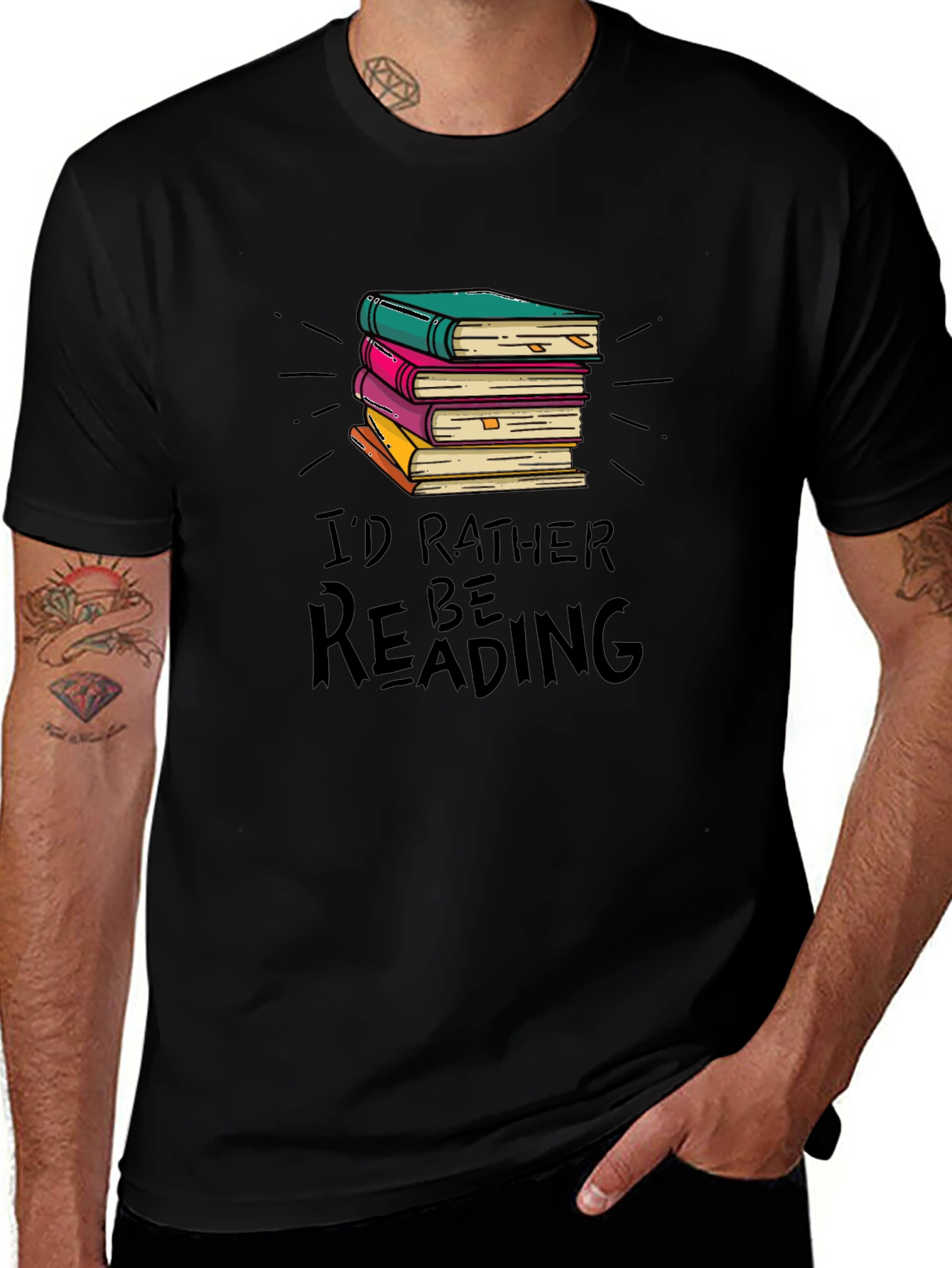 Book Lover Tee: Id Rather Be Reading T-Shirt