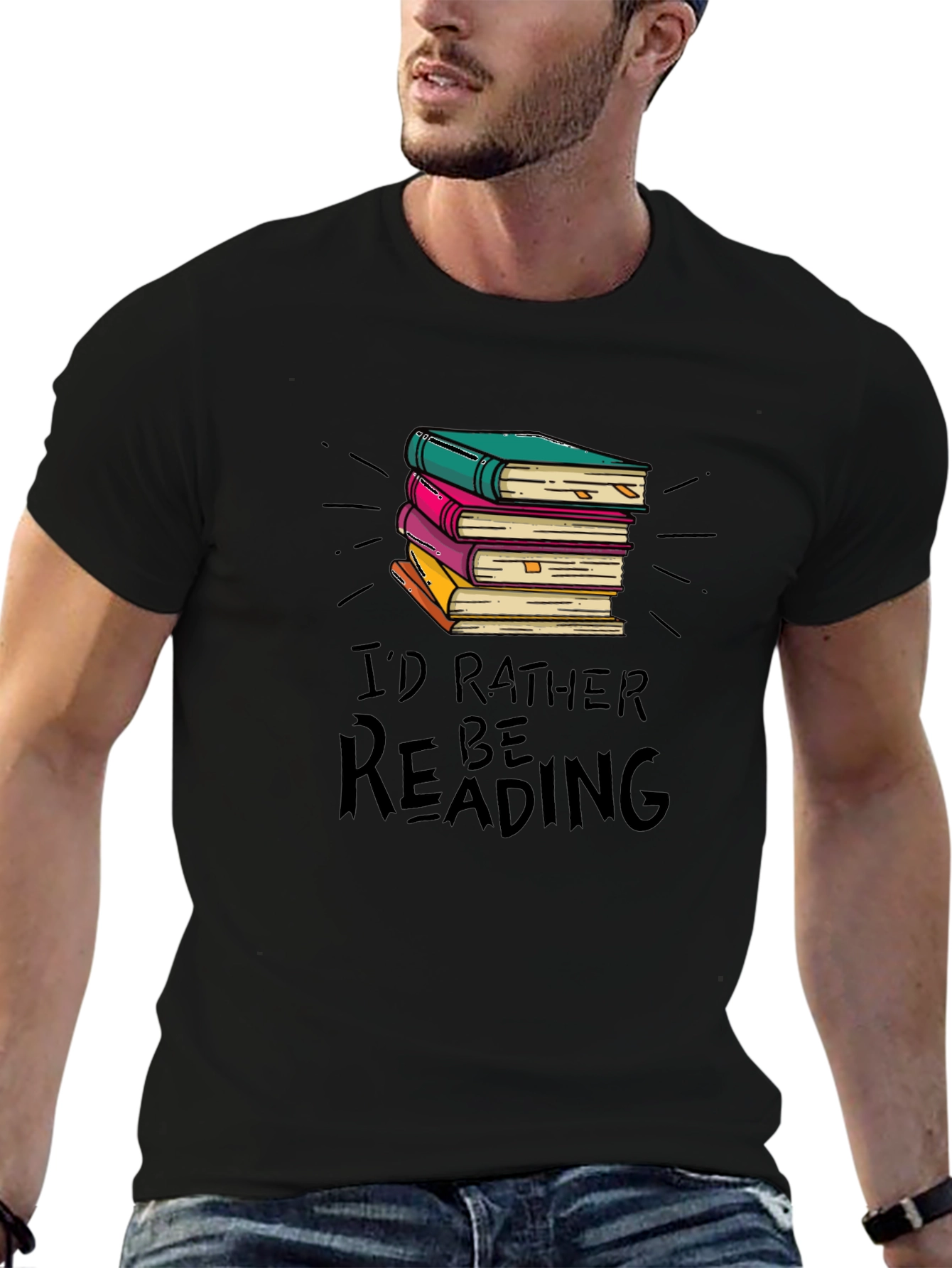 Book Lover Tee: Id Rather Be Reading T-Shirt