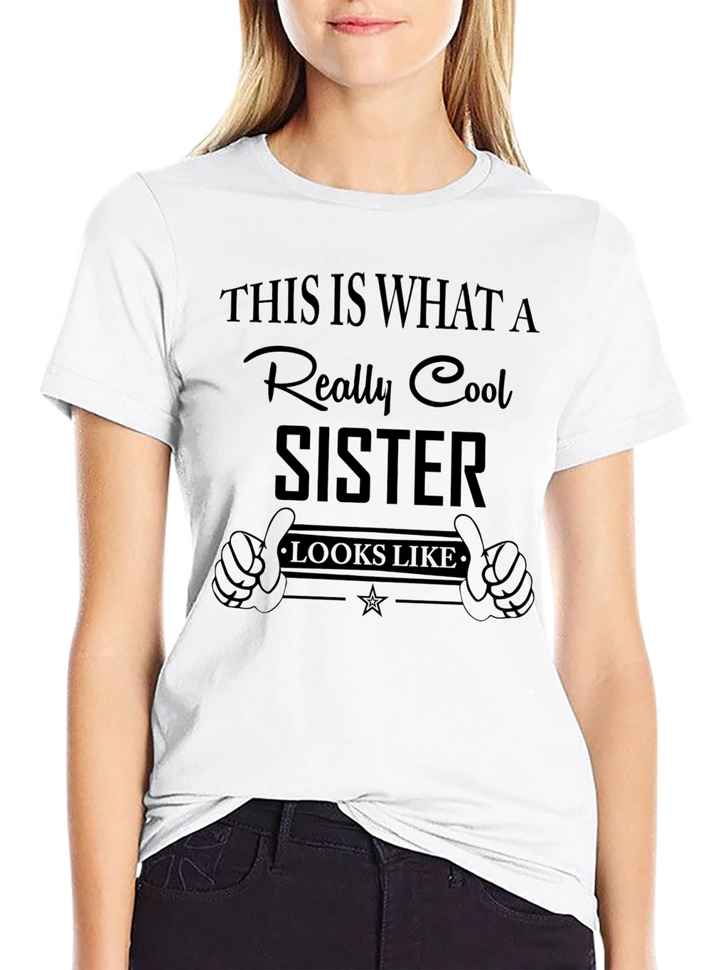 Cool Sister T-Shirt - Novelty Graphic Tee