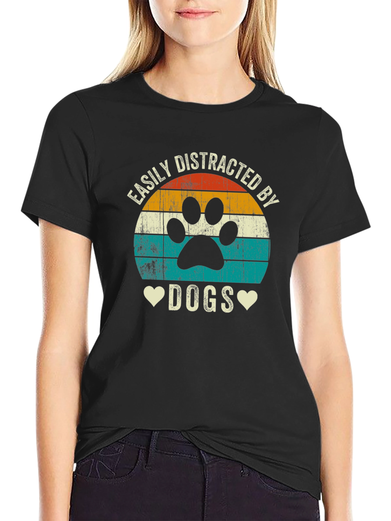 Easily Distracted by Dogs T-Shirt