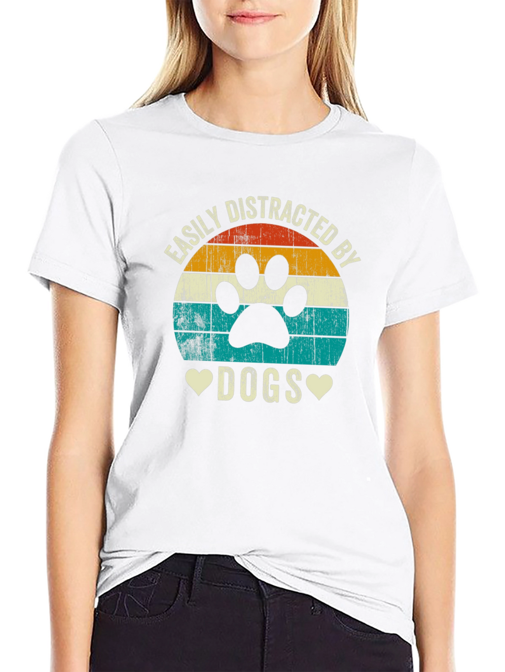 Easily Distracted by Dogs T-Shirt