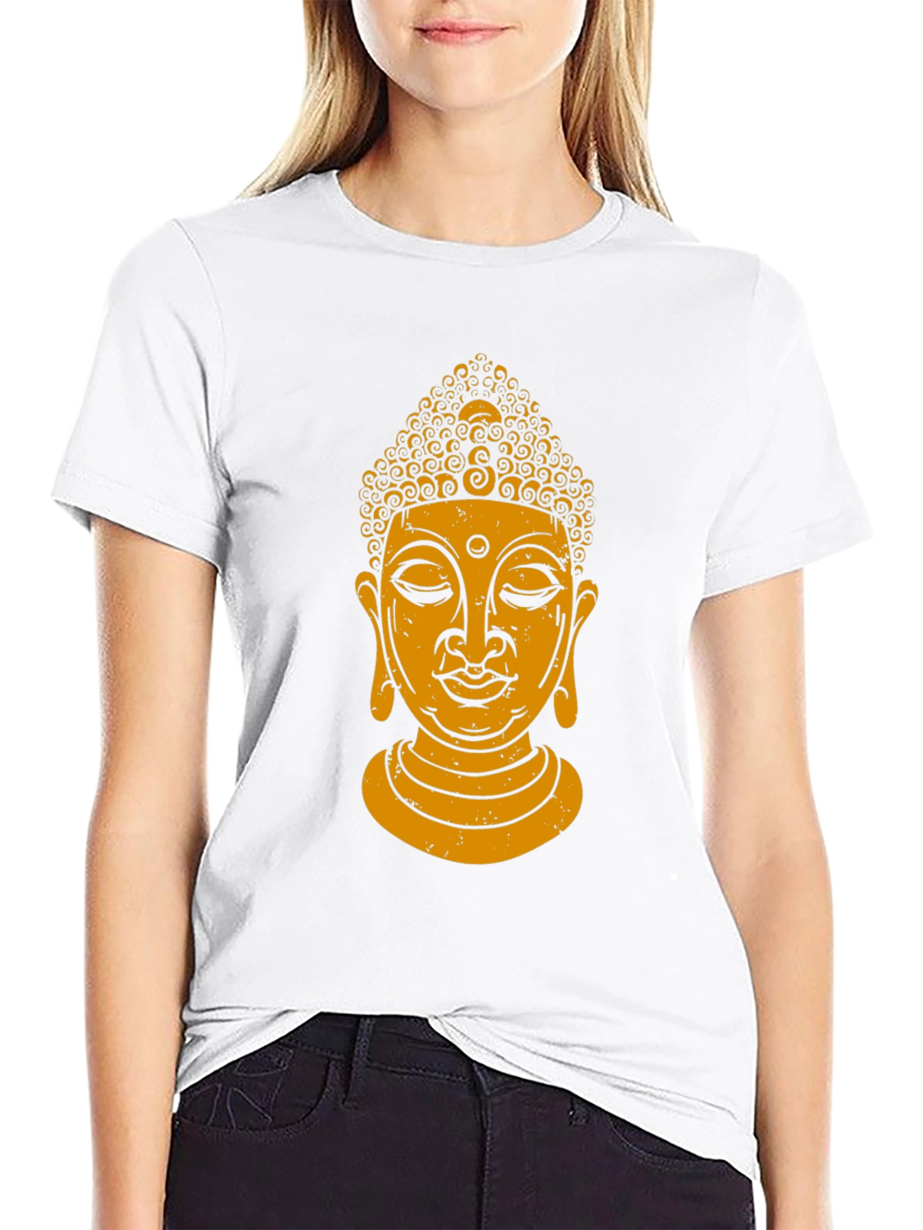 Buddha Graphic Black T-Shirt