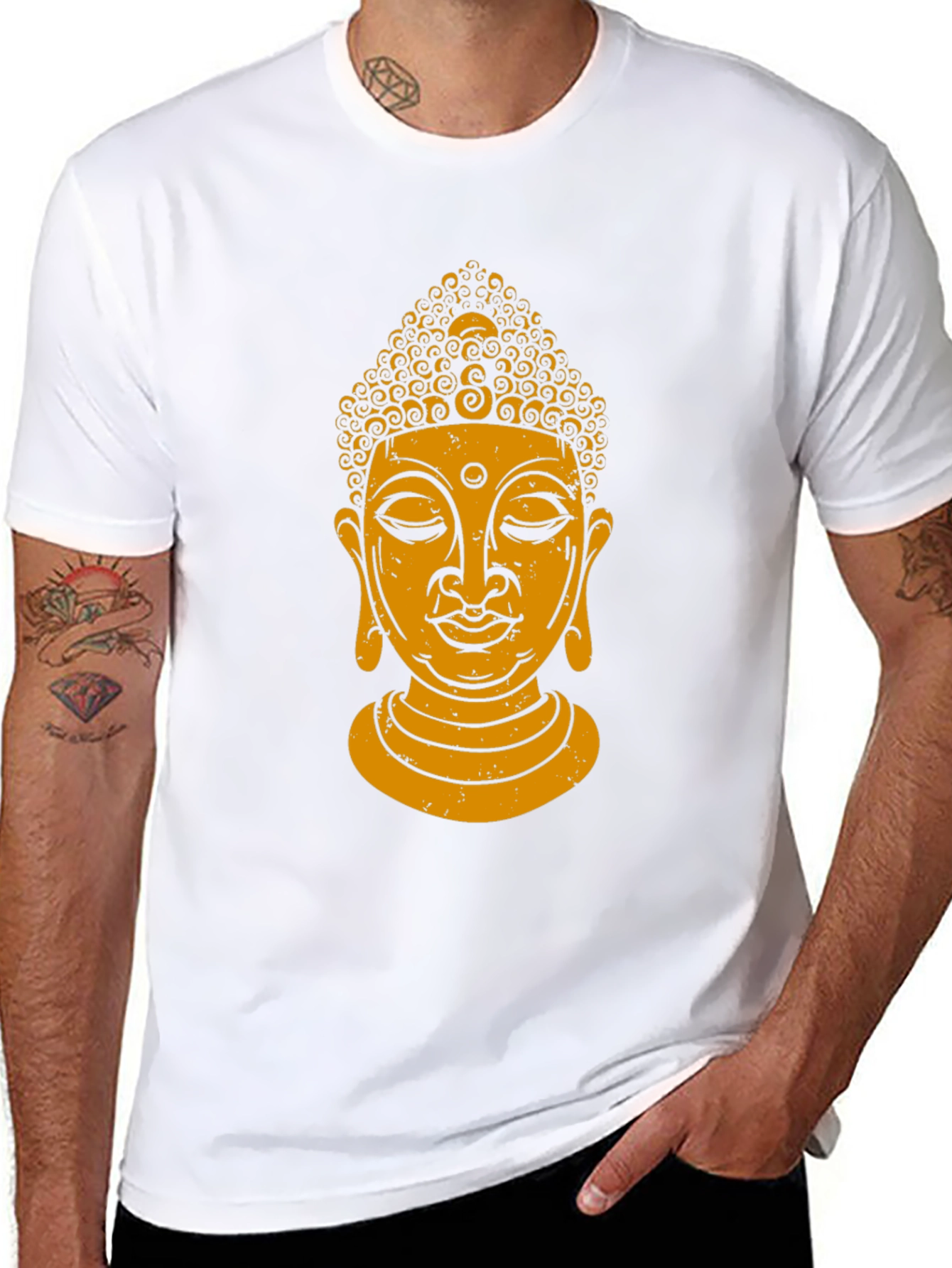 Buddha Graphic Black T-Shirt