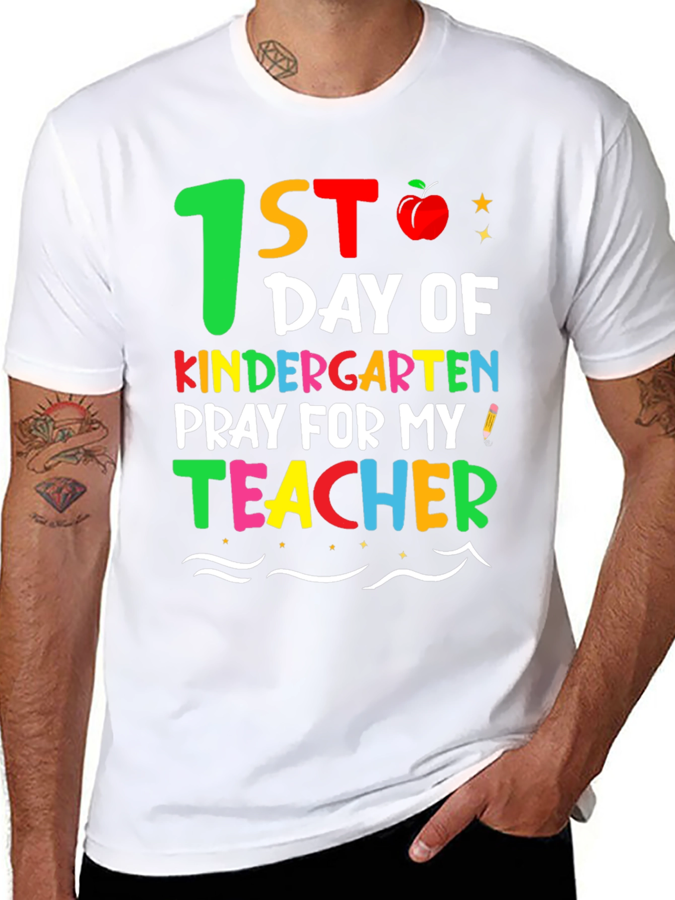 1st Day of Kindergarten Teacher Shirt