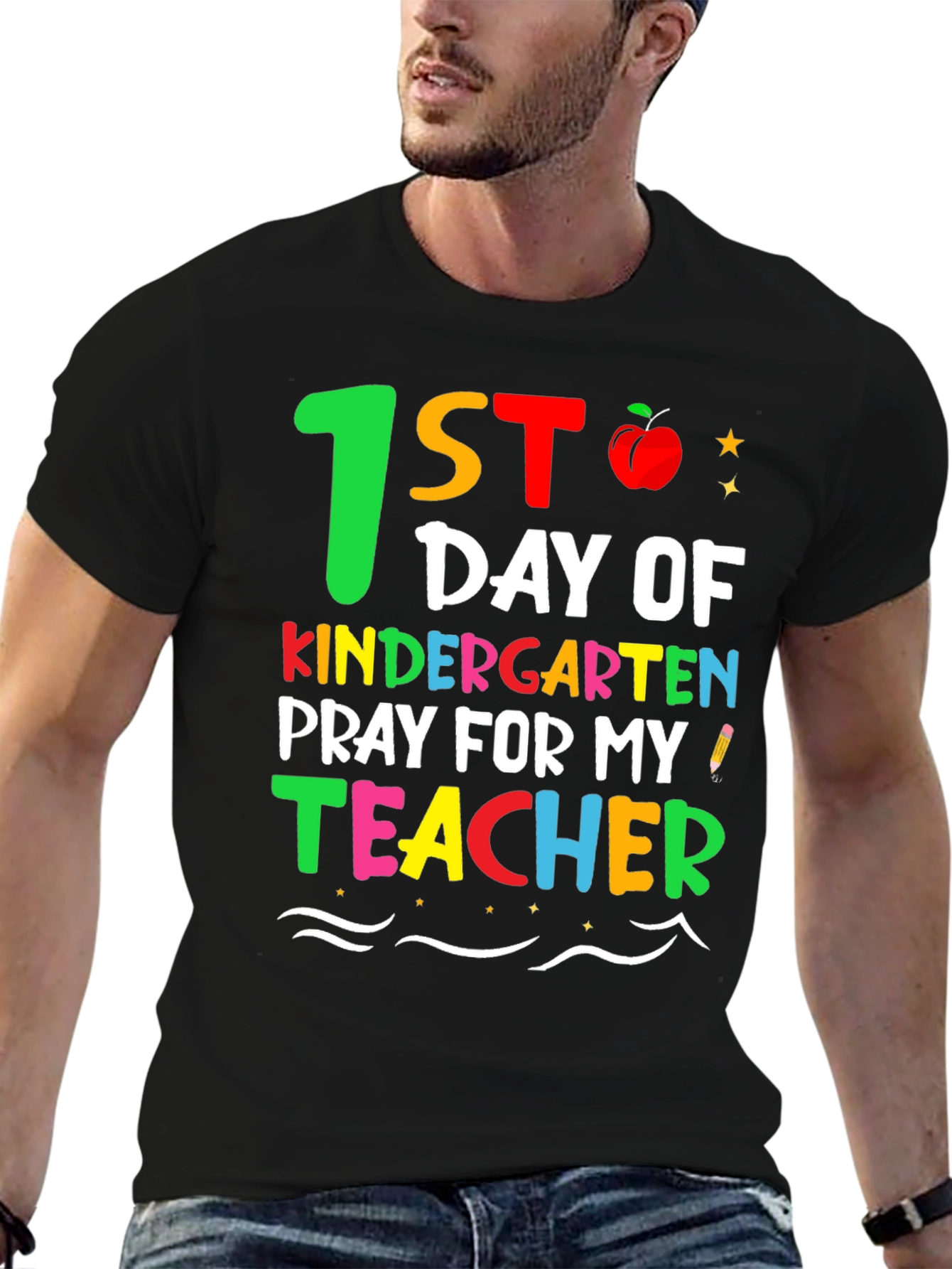 1st Day of Kindergarten Teacher Shirt