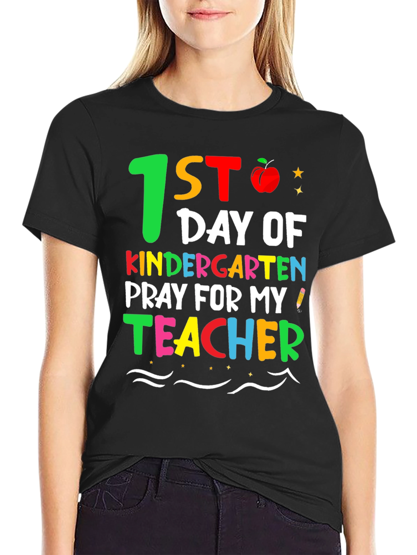1st Day of Kindergarten Teacher Shirt