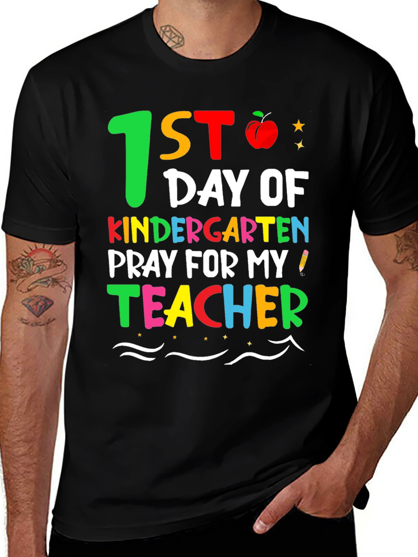 1st Day of Kindergarten Teacher Shirt