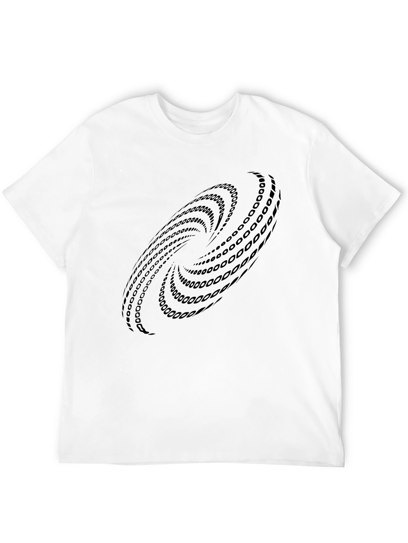 Optical Illusion Black T-Shirt