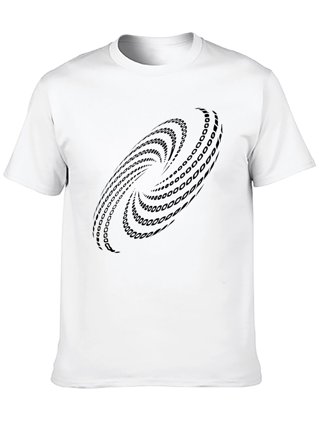 Optical Illusion Black T-Shirt