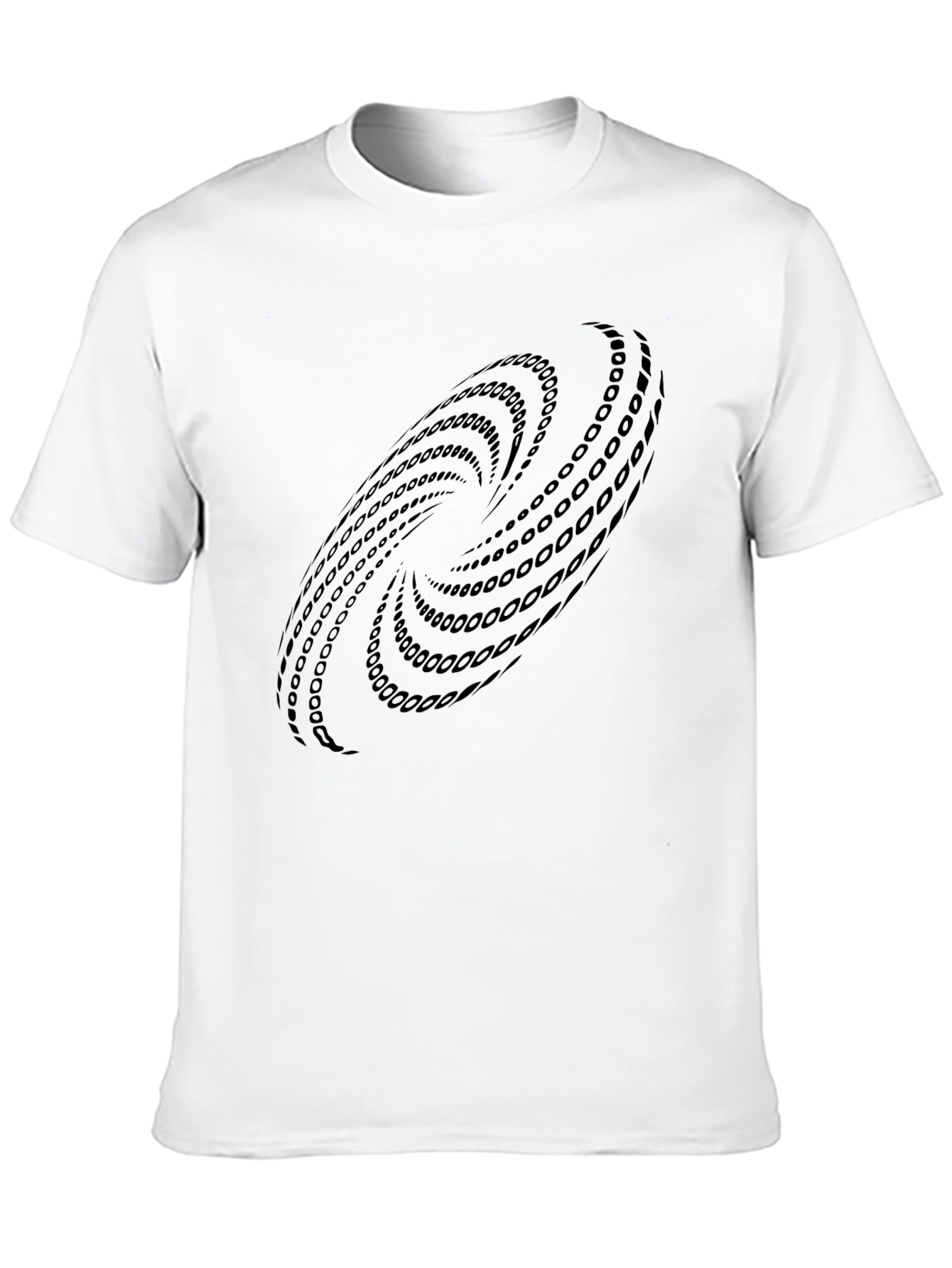 Optical Illusion Black T-Shirt